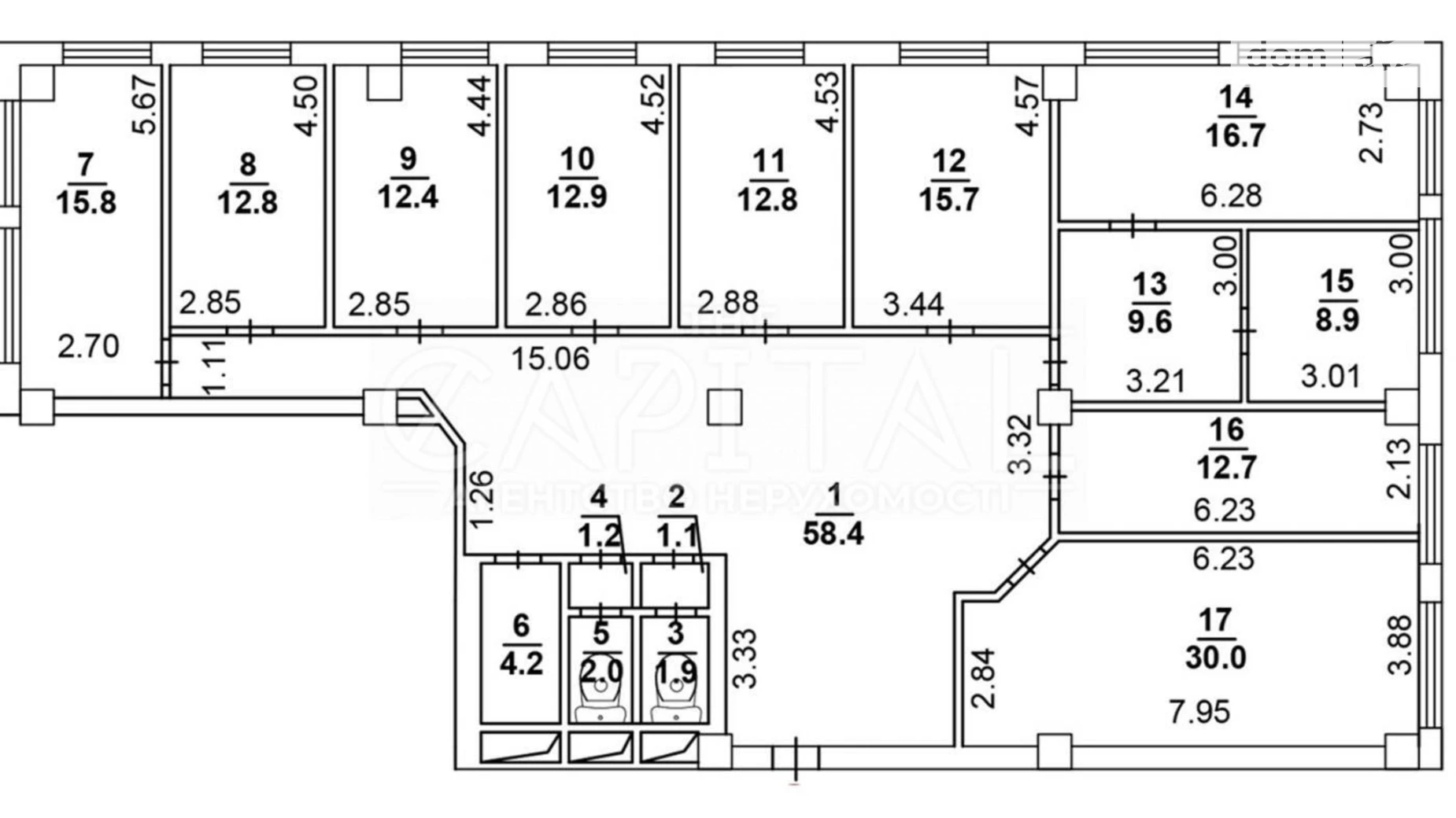 Продается офис 229 кв. м в бизнес-центре, цена: 297830 $ - фото 5