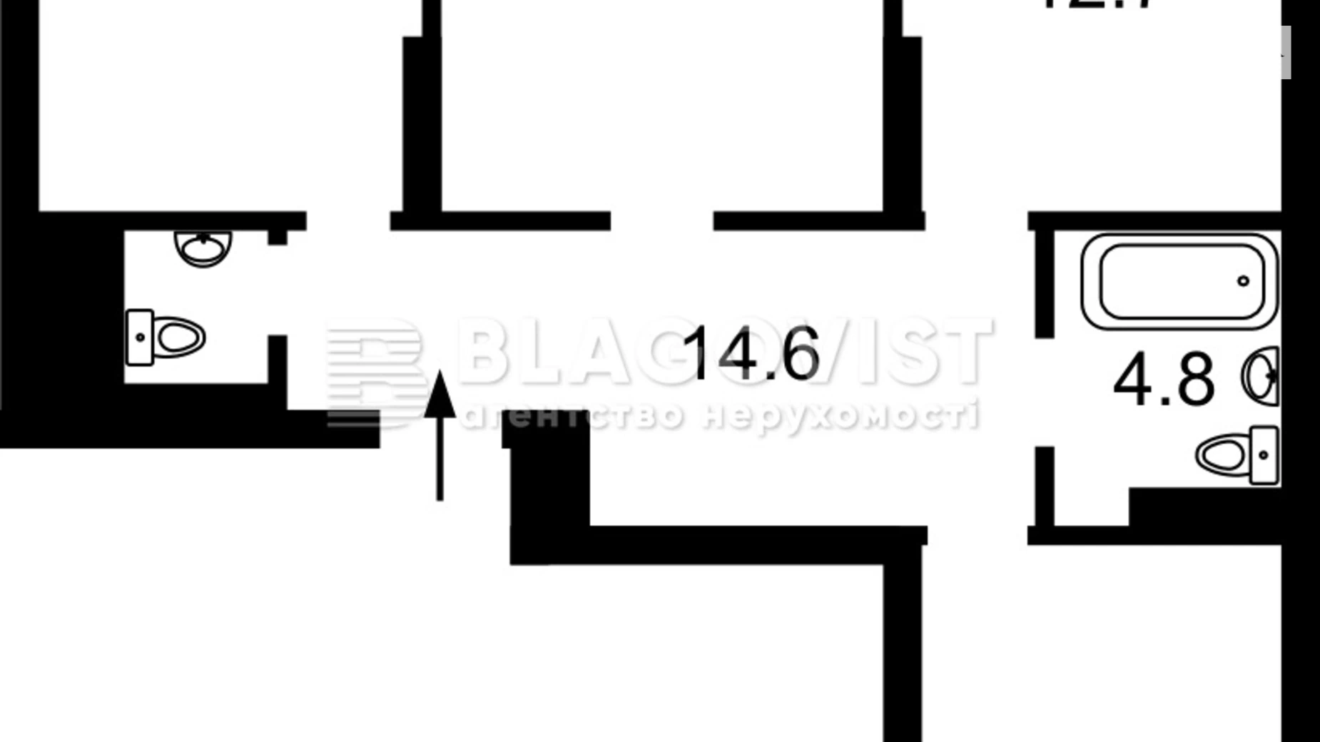 Продается 3-комнатная квартира 84 кв. м в, цена: 170000 $ - фото 2