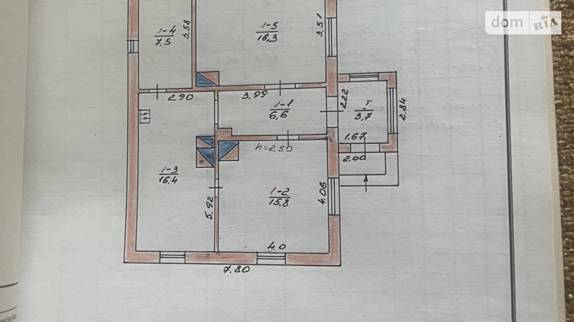 Продается одноэтажный дом 66.3 кв. м с камином, цена: 25000 $ - фото 2