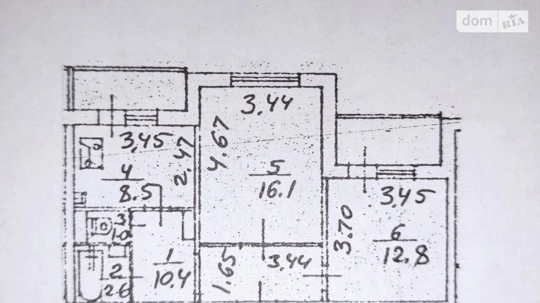 Продается 2-комнатная квартира 56 кв. м в Киеве, ул. Оноре де Бальзака, 18 - фото 2