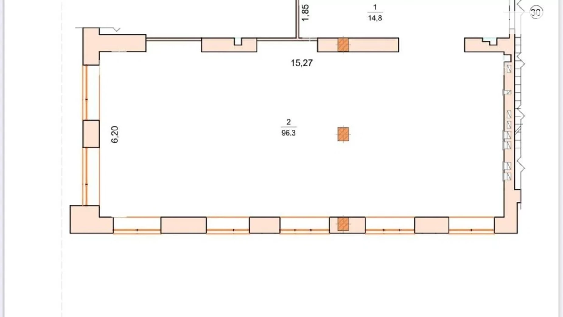 Продается помещения свободного назначения 111 кв. м в 5-этажном здании, цена: 160000 $ - фото 2