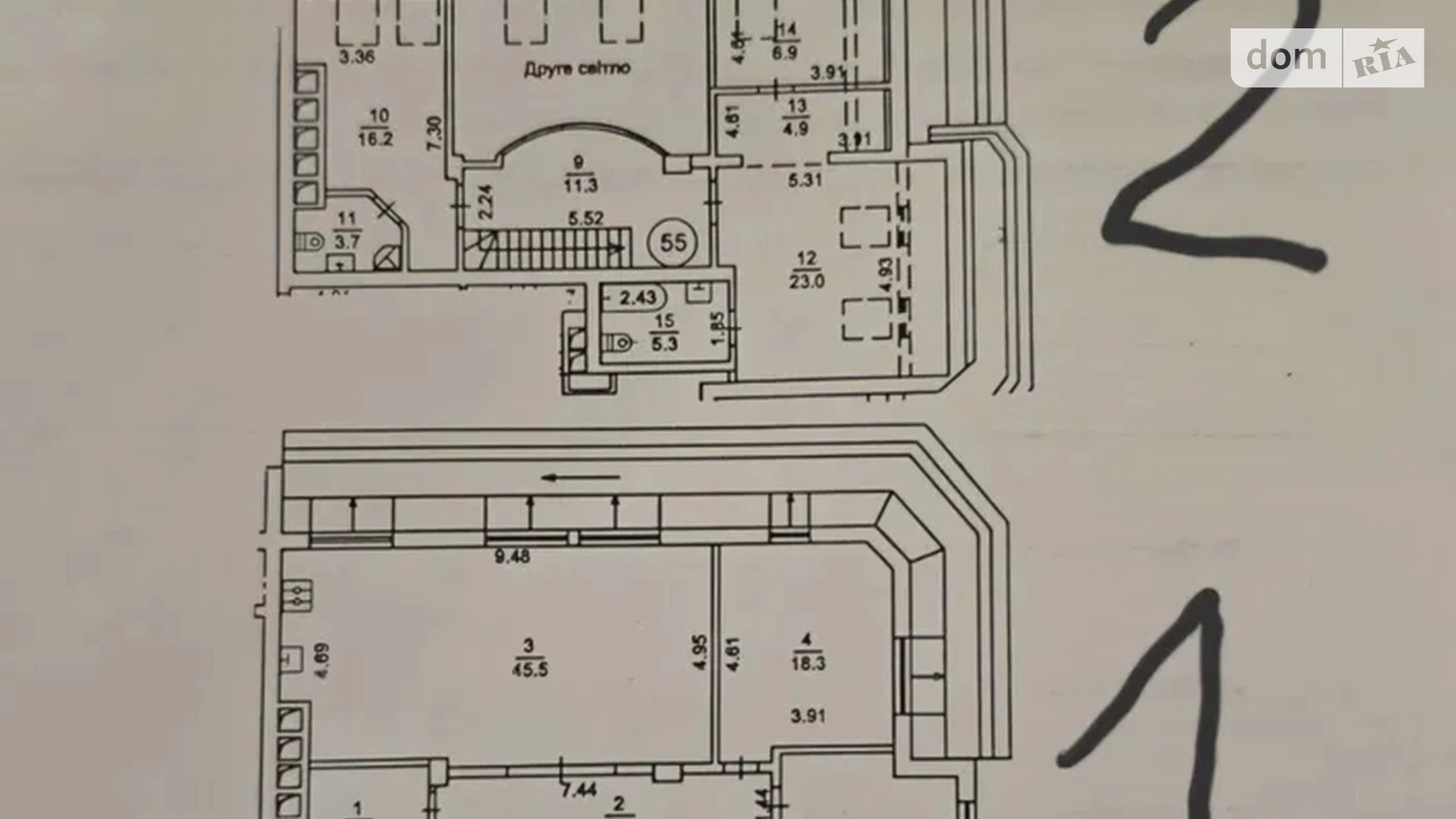 Продается 3-комнатная квартира 190 кв. м в Киеве, ул. Коновальца Евгения, 32Б - фото 2
