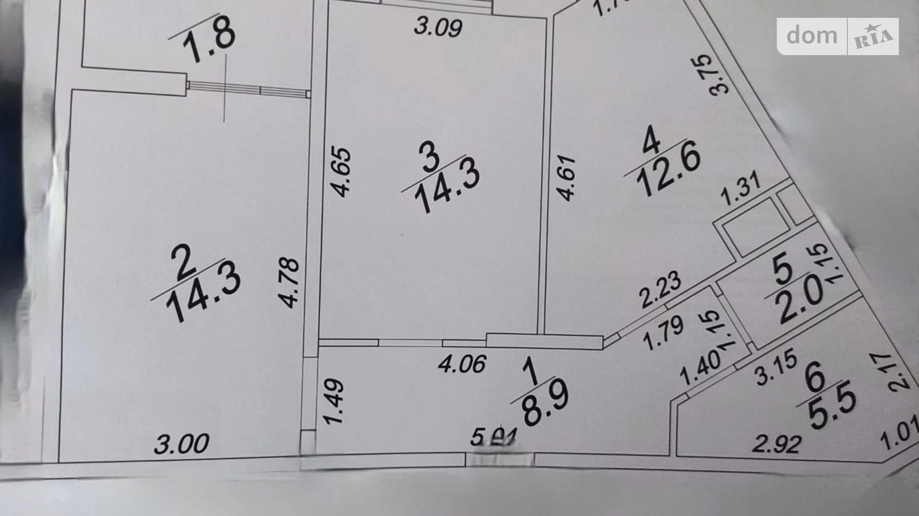 Продається 2-кімнатна квартира 60 кв. м у Одесі, вул. Краснова, 3 корпус 60 - фото 2