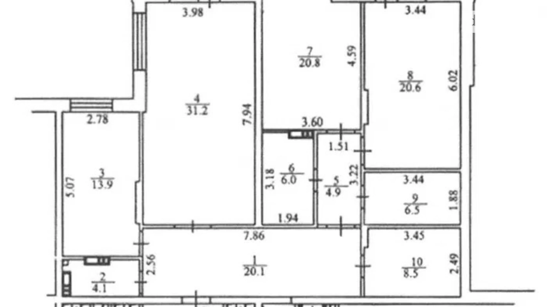 Продается 3-комнатная квартира 141.6 кв. м в Киеве, пер. Лабораторный, 6 - фото 3