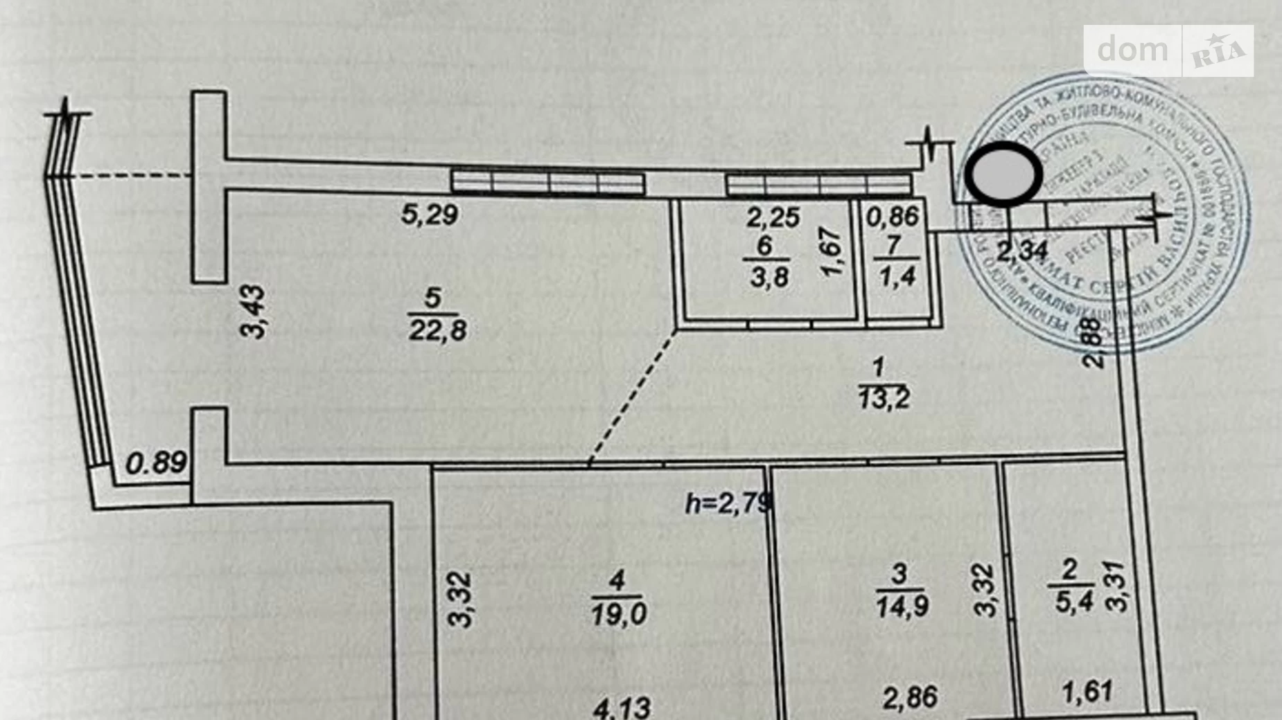 Продается 2-комнатная квартира 80 кв. м в Ровно, ул. Соборная, 289 - фото 2