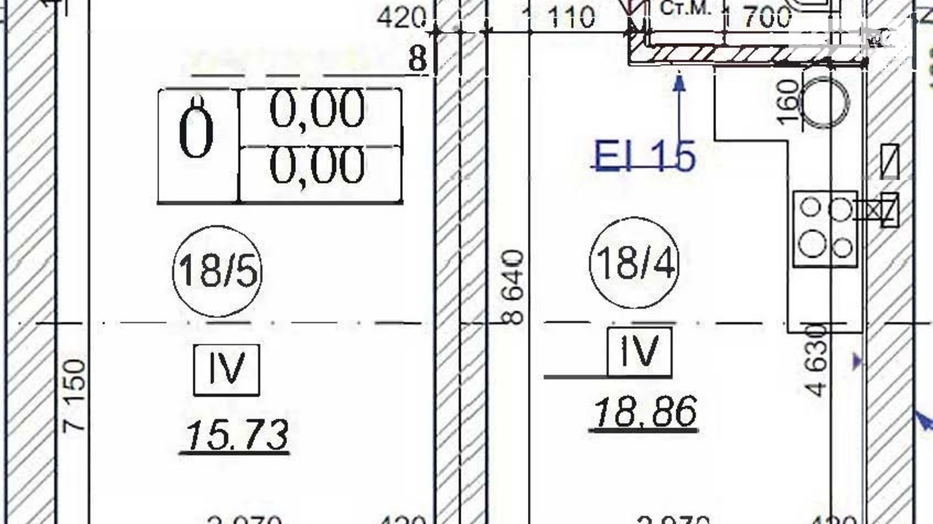 Продається 1-кімнатна квартира 52 кв. м у Зазим'ї, вул. Київська, 10К - фото 3