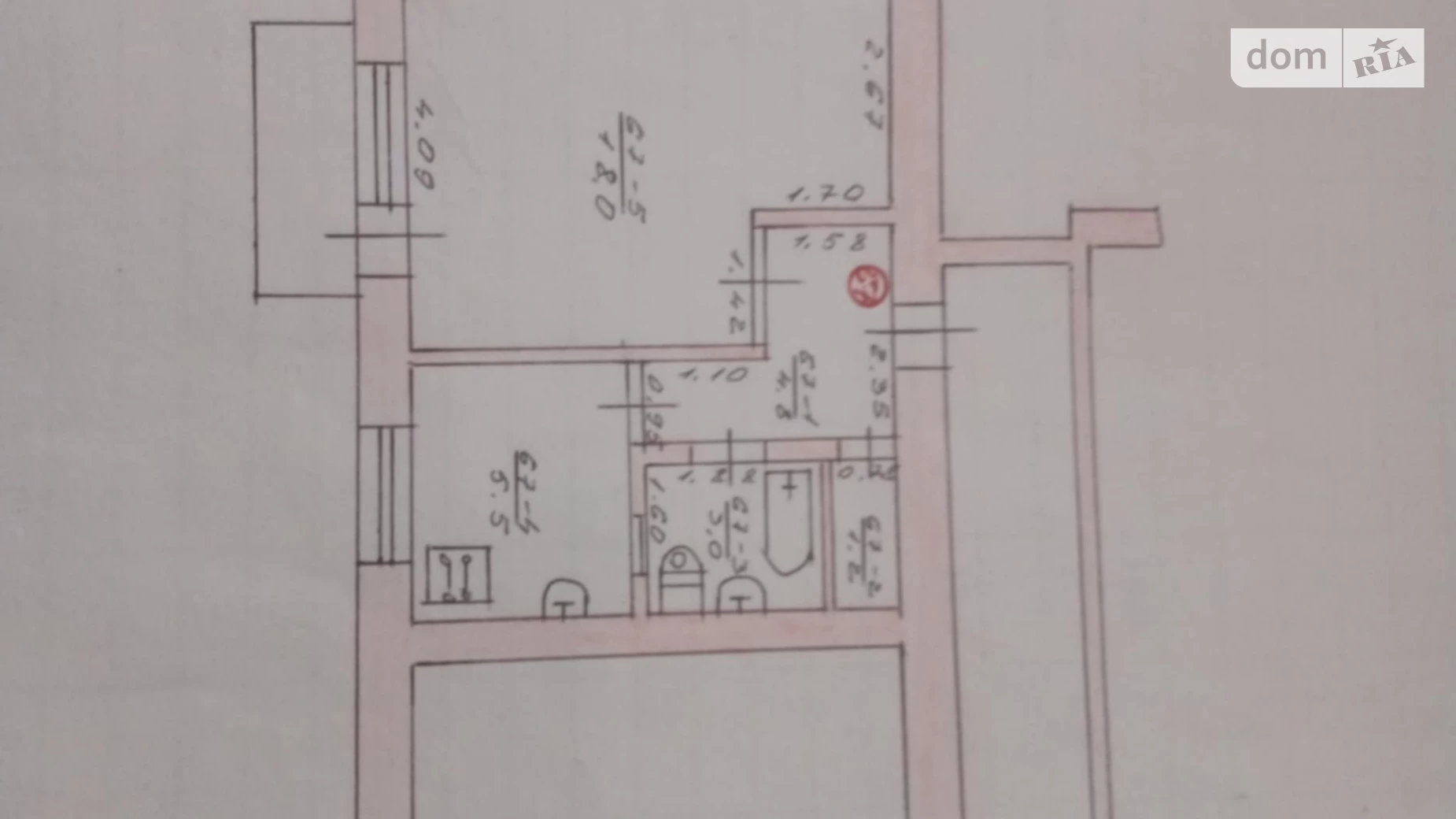 Продається 1-кімнатна квартира 35.9 кв. м у Чорткові, вул. Володимира Великого(Будівельна) - фото 3