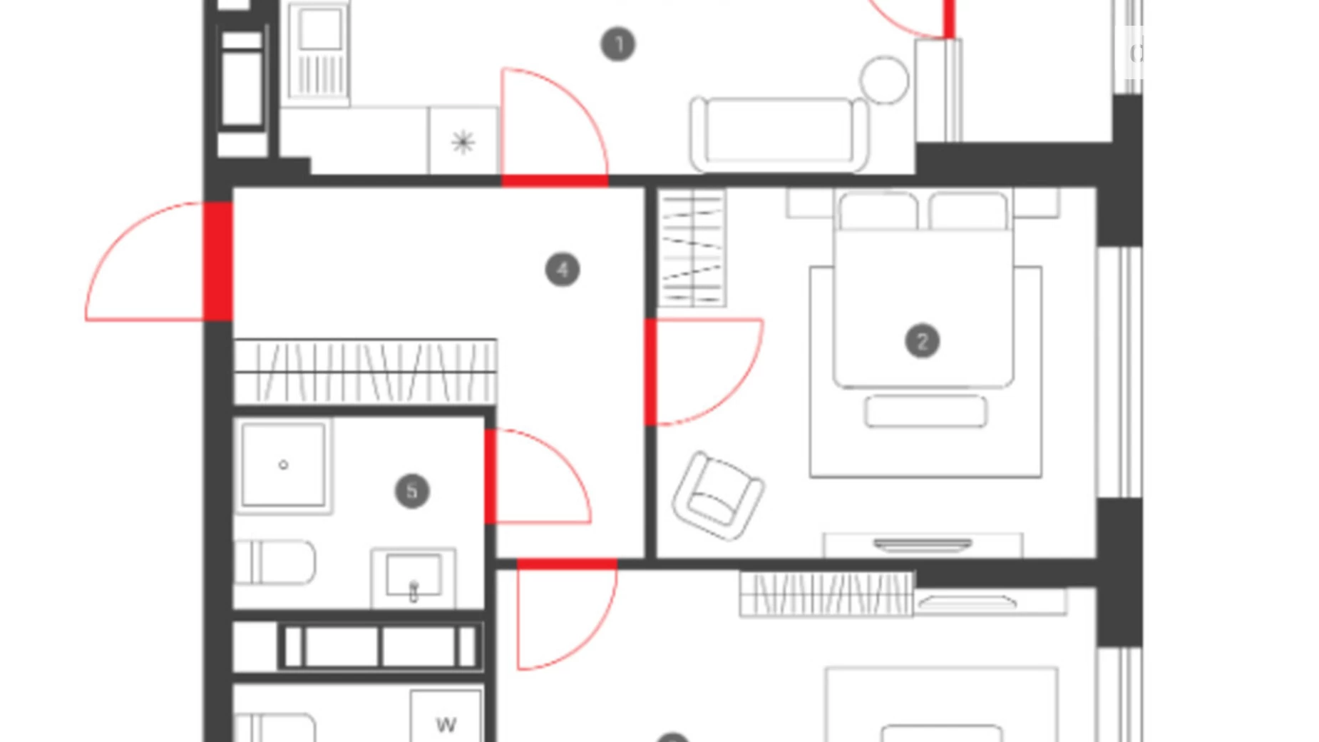 Продается 2-комнатная квартира 62.2 кв. м в Киеве, ул. Святослава Храброго, 3 - фото 2
