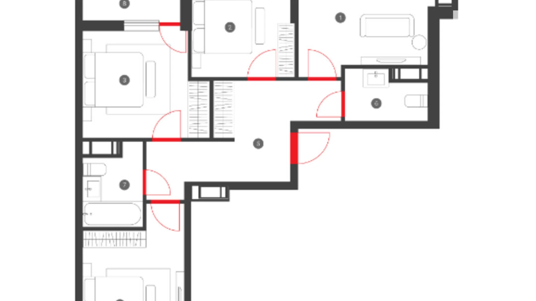 Продается 3-комнатная квартира 79.9 кв. м в Киеве, ул. Святослава Храброго, 3 - фото 2
