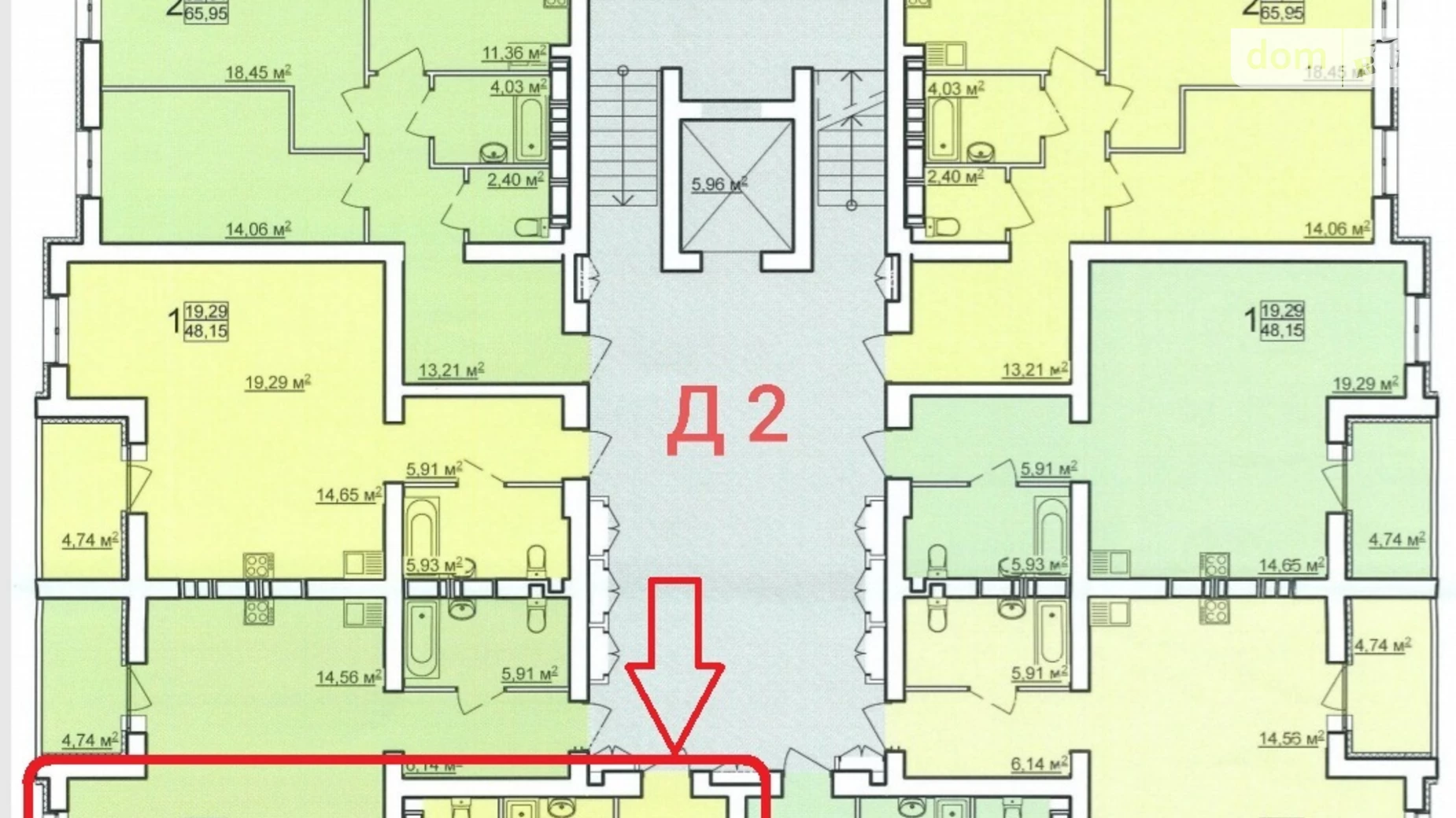 Продается 3-комнатная квартира 77 кв. м в Харькове, просп. Победы, 86Б - фото 2