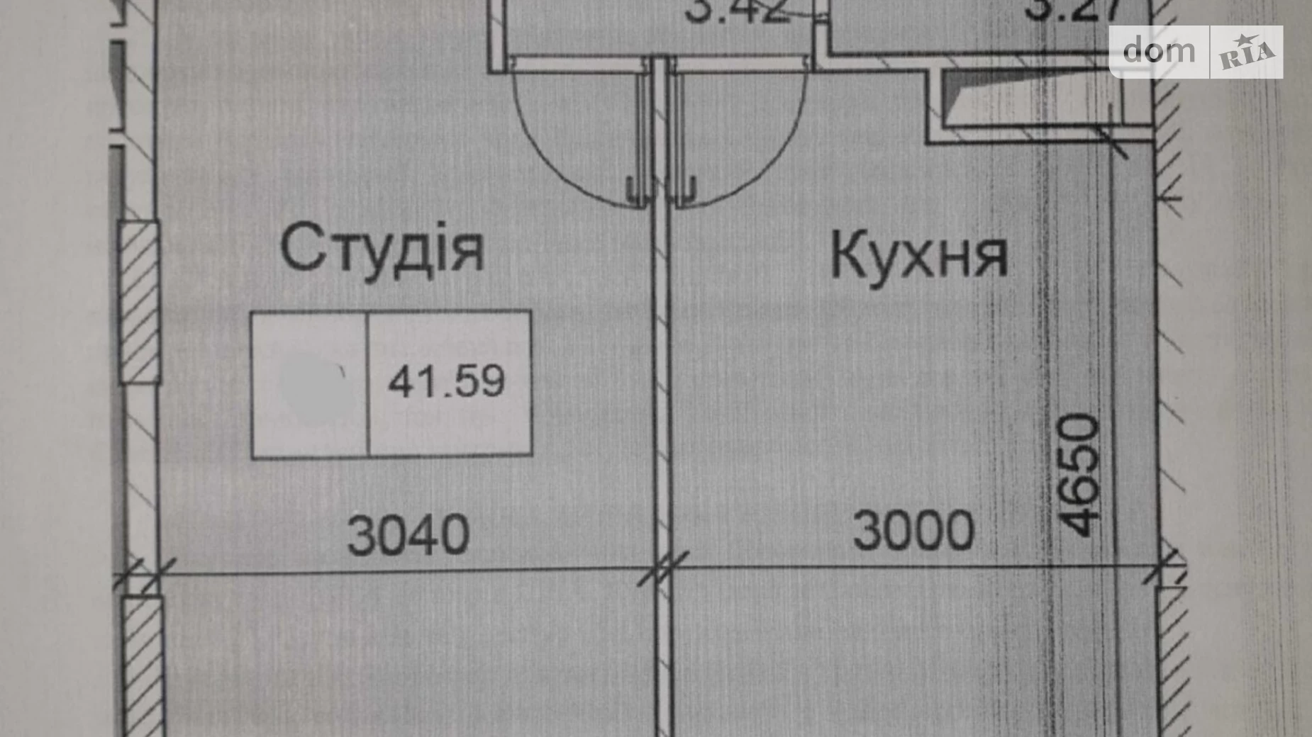 Продается 1-комнатная квартира 41.59 кв. м в Одессе, ул. Академика Сахарова, 55 - фото 3