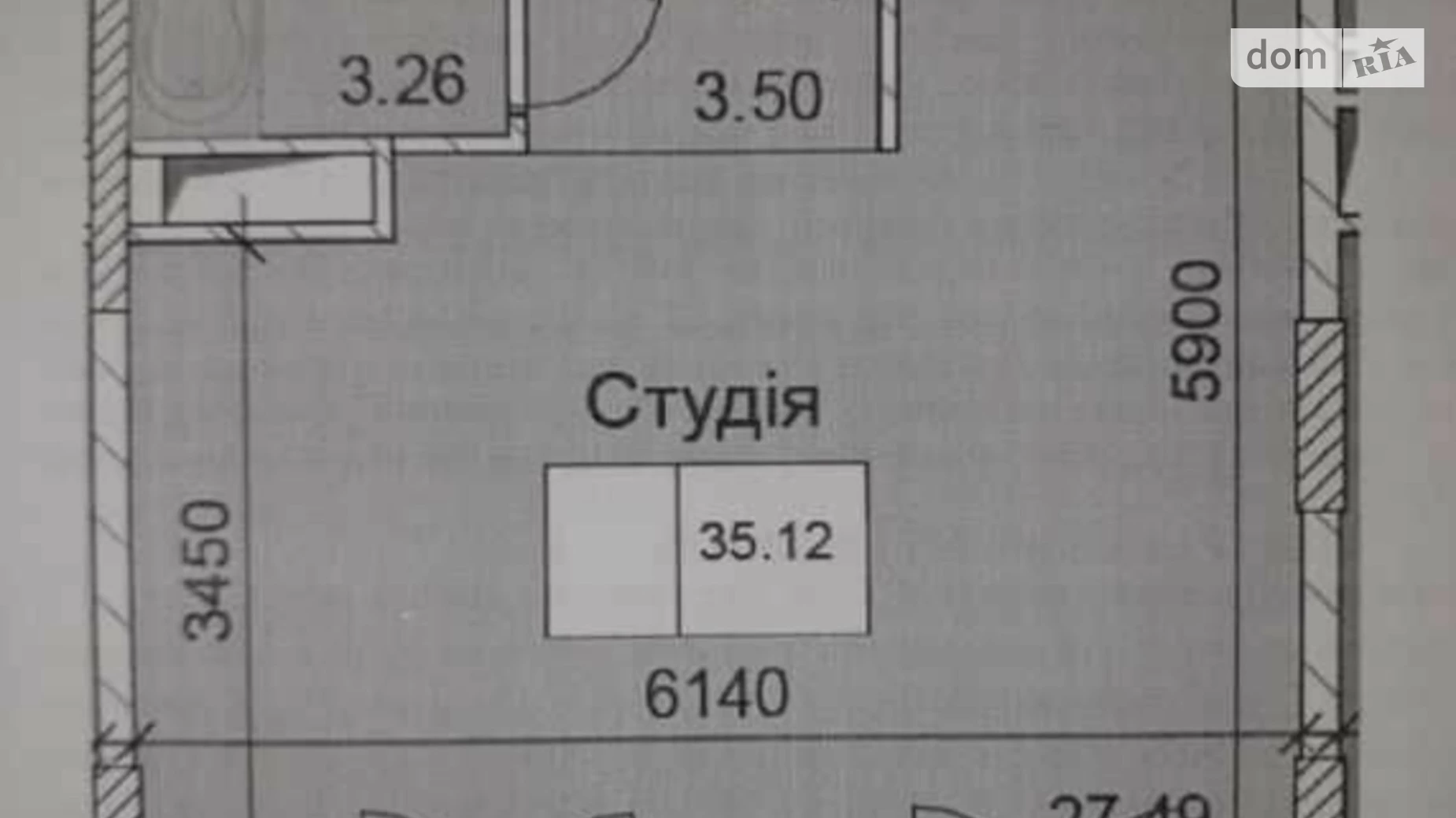 Продается 1-комнатная квартира 35.12 кв. м в Одессе, ул. Академика Сахарова, 55 - фото 5
