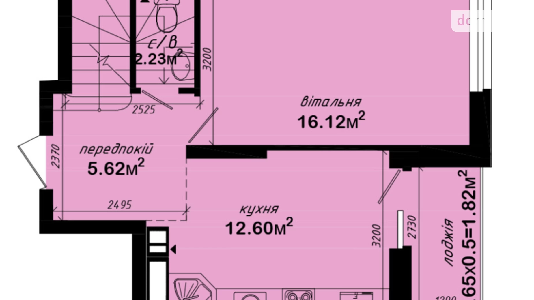 Продается 3-комнатная квартира 87.29 кв. м в Киеве, просп. Академика Глушкова, 42 - фото 2