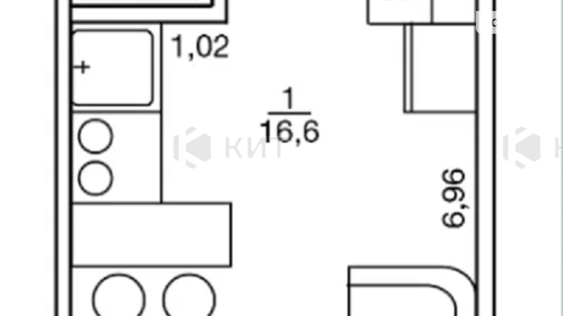 Продається 1-кімнатна квартира 20 кв. м у Харкові, вул. Весела, 24 - фото 2