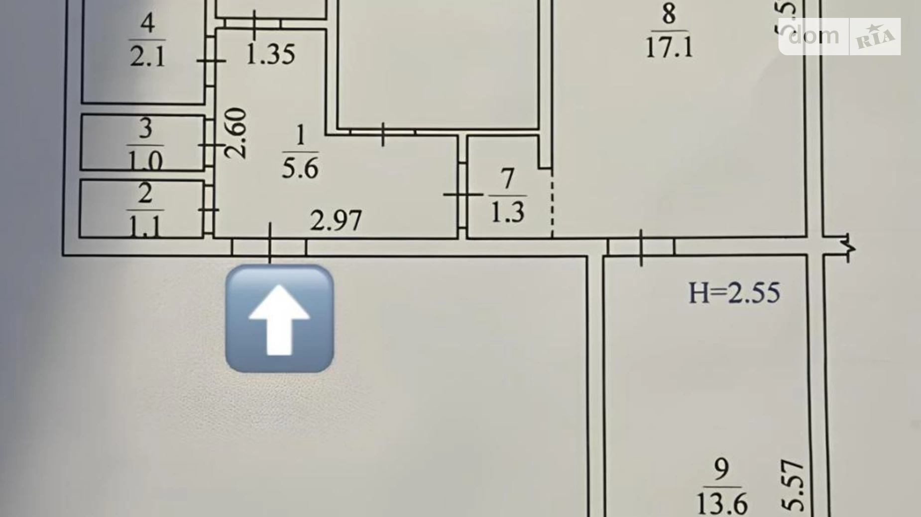 Продается 3-комнатная квартира 63.1 кв. м в Киеве, цена: 67000 $ - фото 2