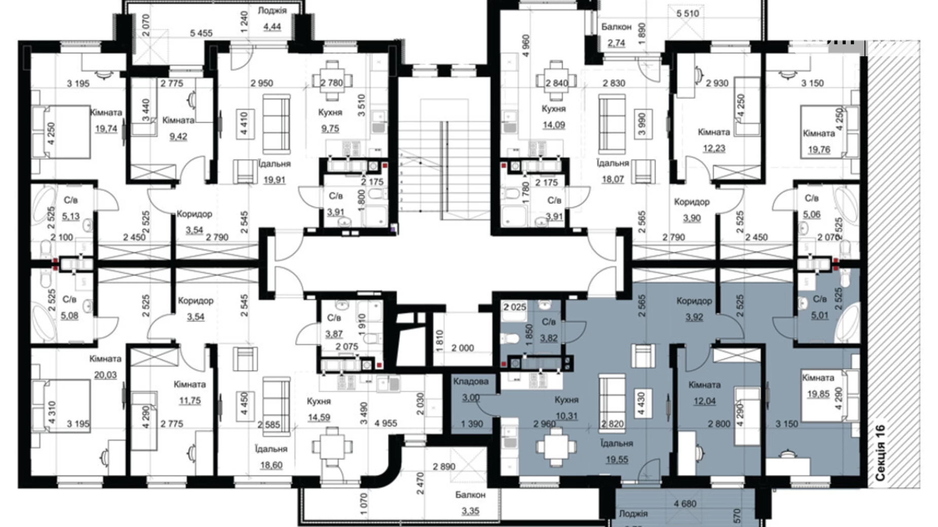 Продается 2-комнатная квартира 81.25 кв. м в Львове, ул. Пасечная, 154 - фото 2