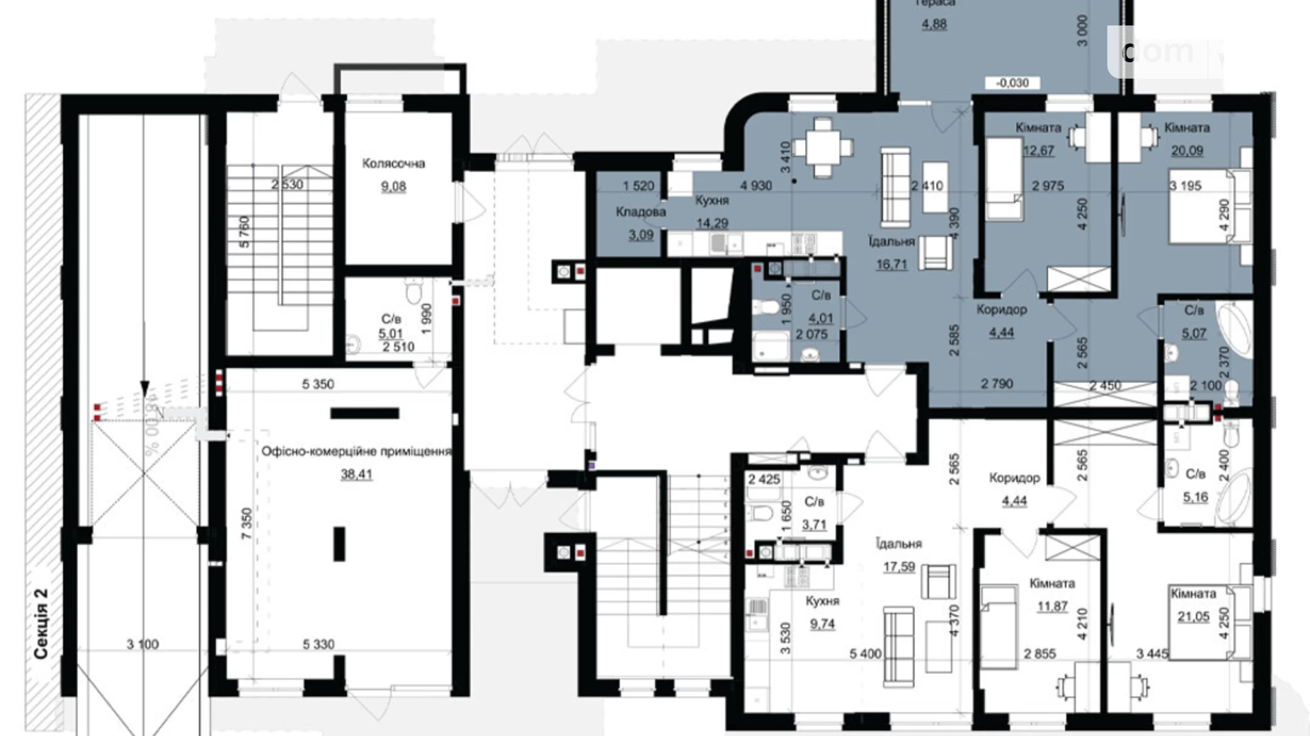 Продается 2-комнатная квартира 85 кв. м в Львове, цена: 136400 $ - фото 2