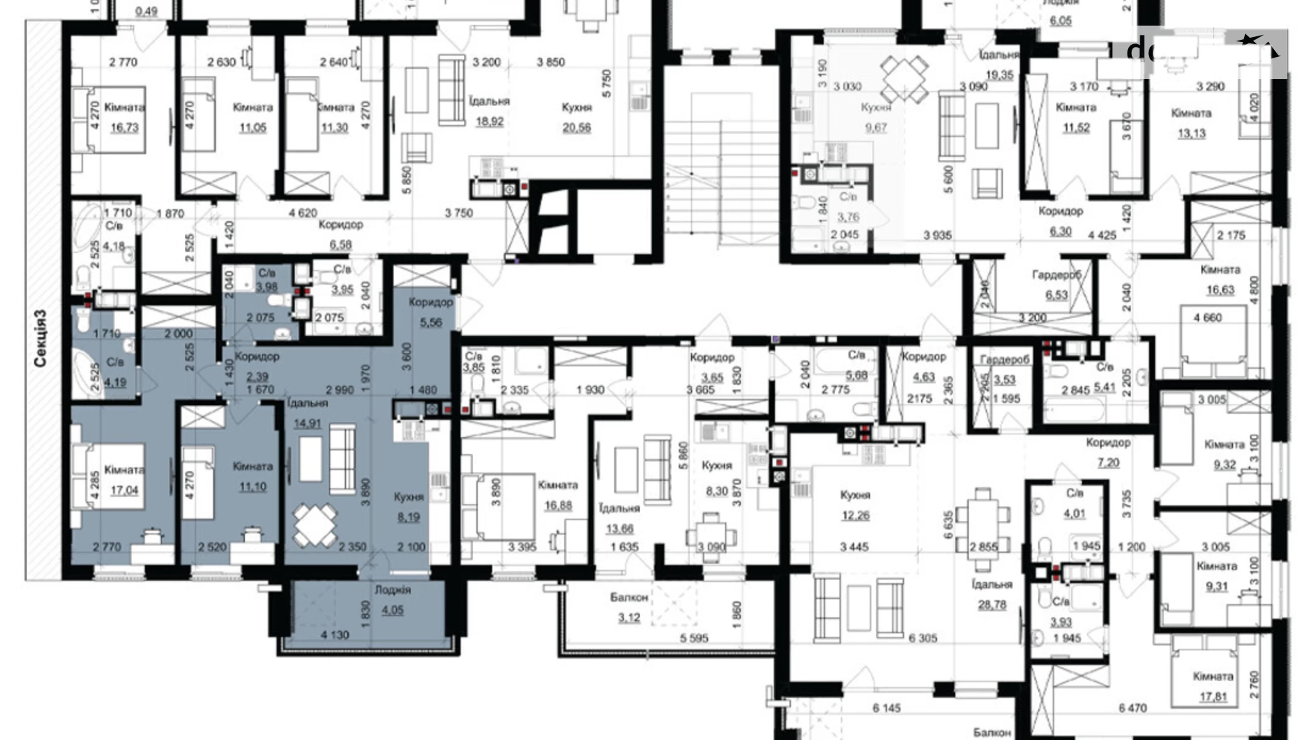 Продается 2-комнатная квартира 71 кв. м в Львове, вул. Пасечная, 154 - фото 2