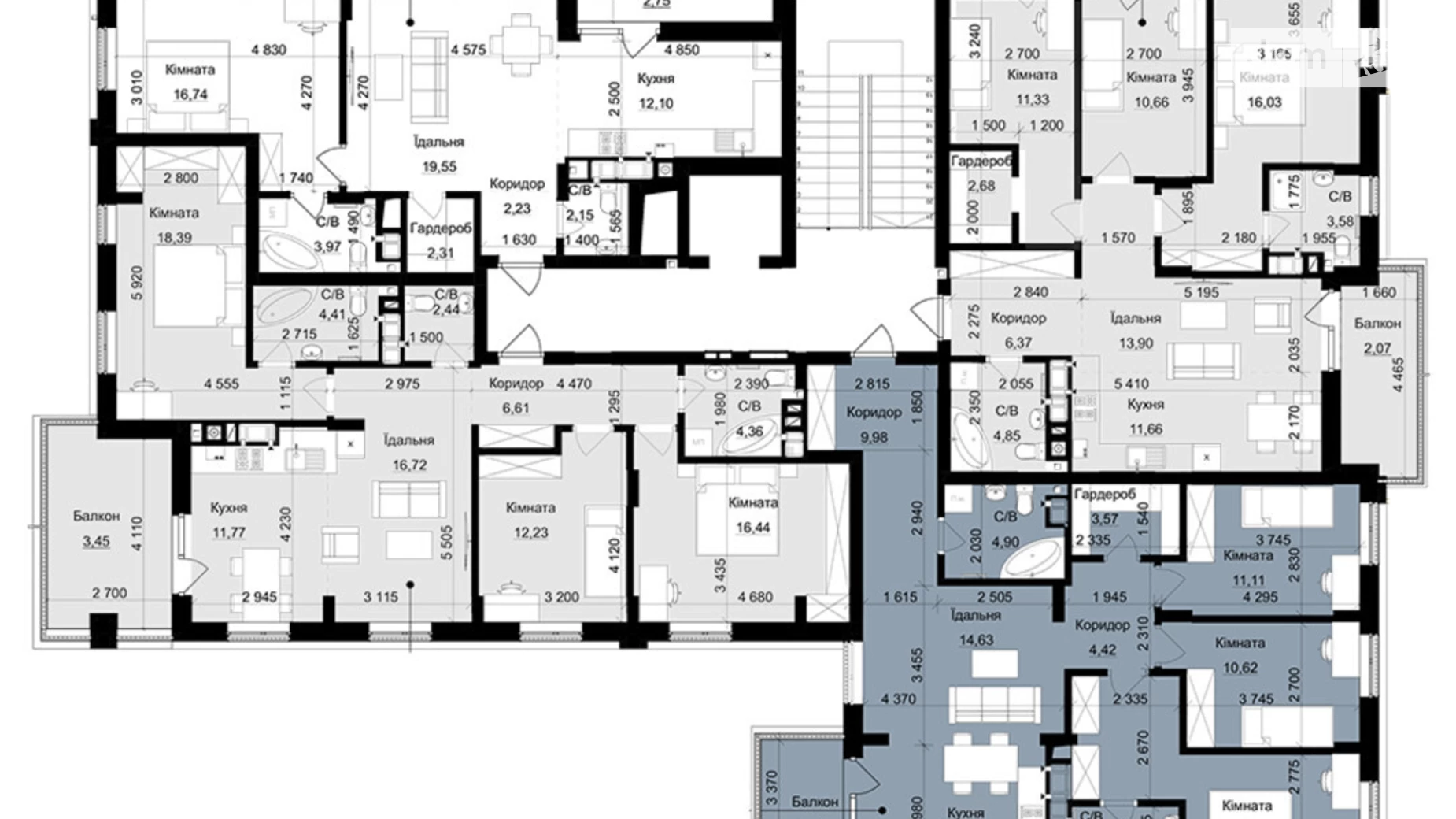 Продается 3-комнатная квартира 93 кв. м в Львове, вул. Пасечная, 154 - фото 3