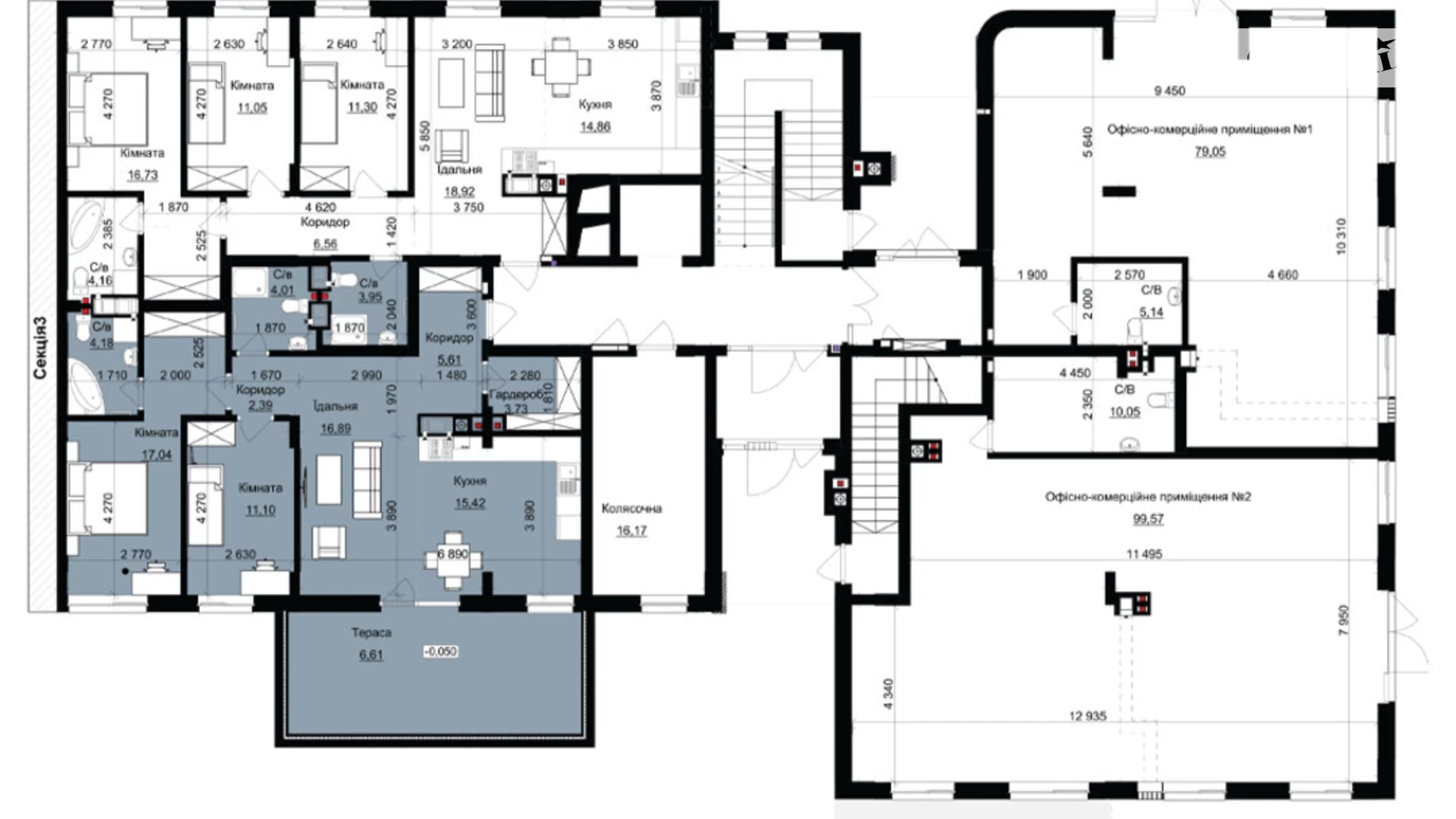 Продается 2-комнатная квартира 87 кв. м в Львове, цена: 143534 $ - фото 2