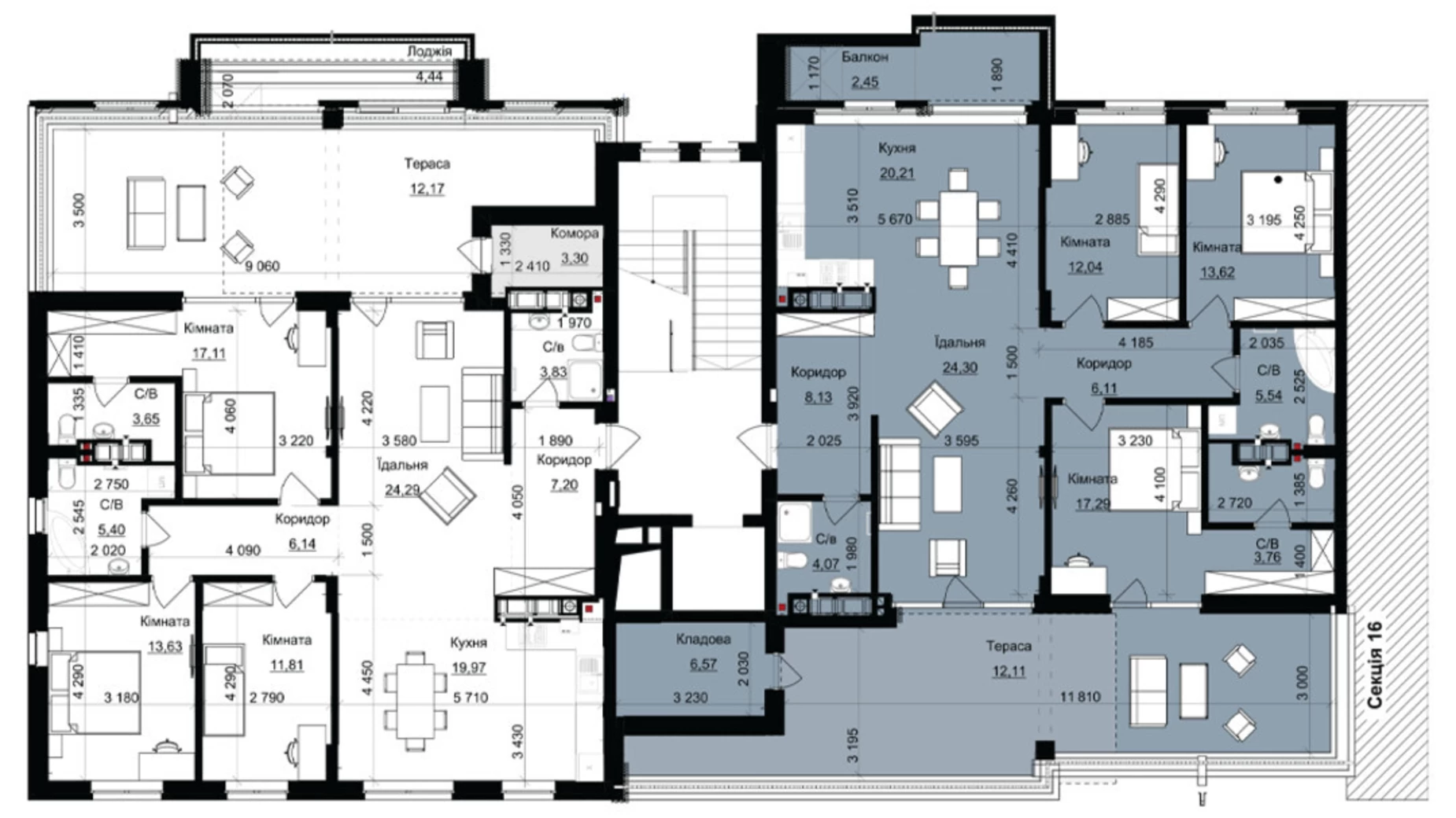 Продается 3-комнатная квартира 134 кв. м в Львове, вул. Пасечная, 154 - фото 2