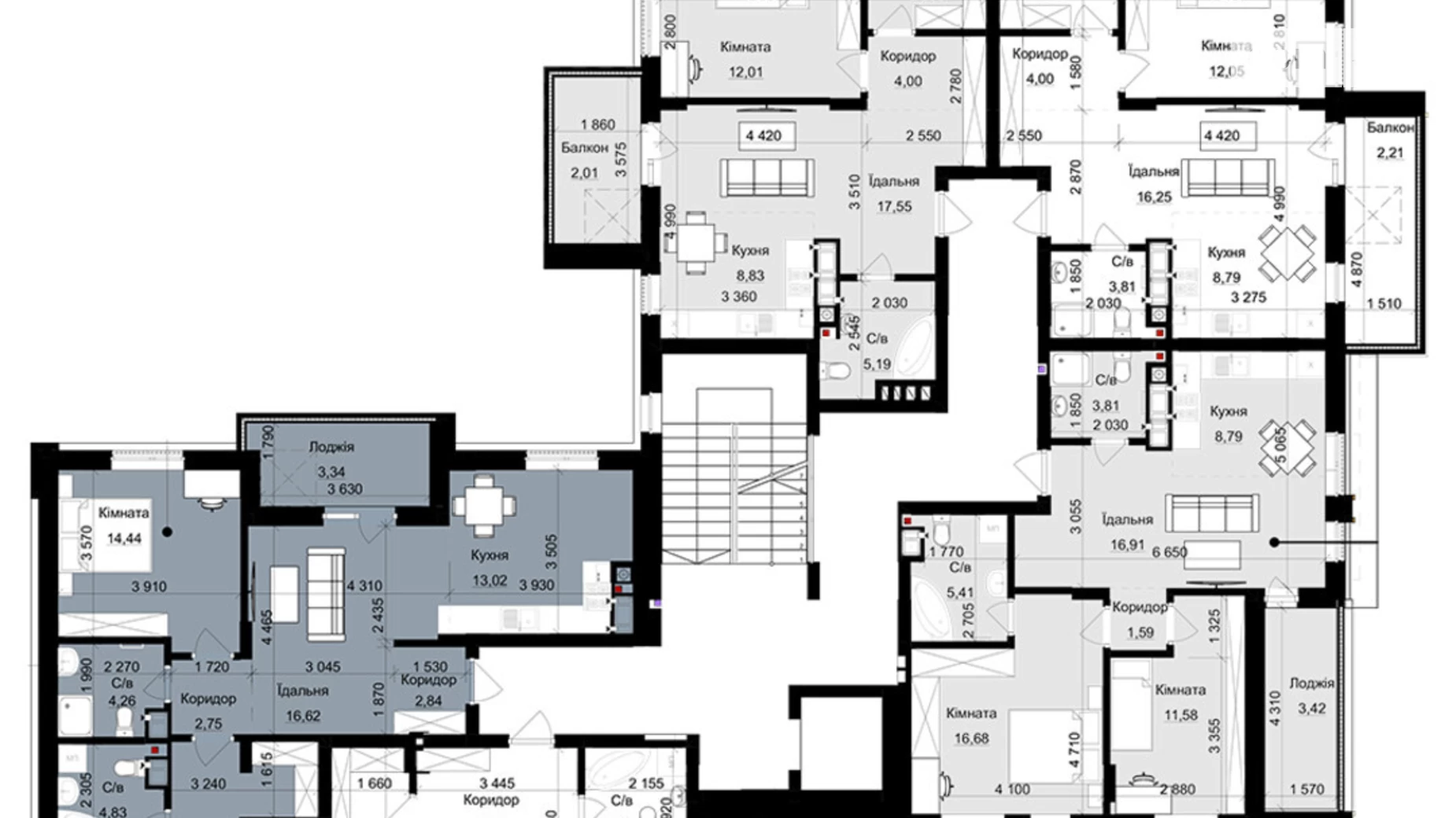 Продается 2-комнатная квартира 81 кв. м в Львове, вул. Пасечная, 154 - фото 2