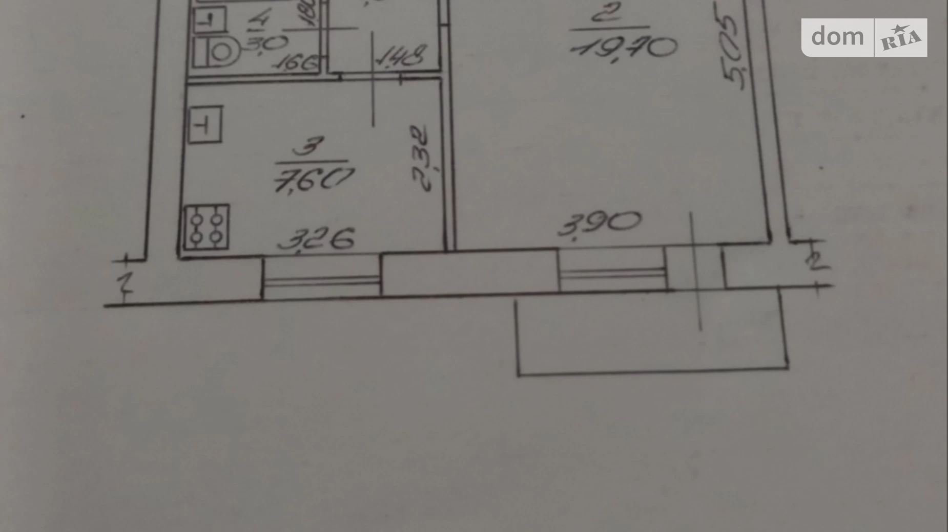 Продается 1-комнатная квартира 36.13 кв. м в, цена: 8000 $ - фото 3