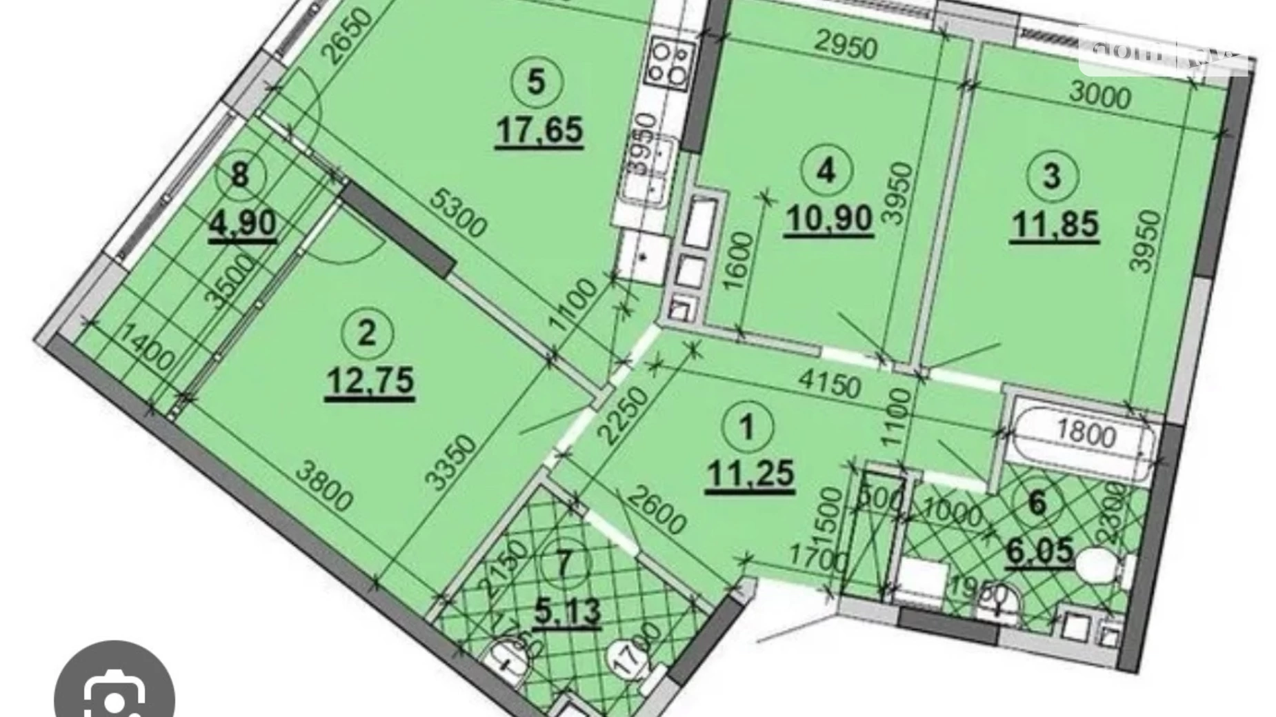 Продается 3-комнатная квартира 82 кв. м в Киеве, наб. Днепровская, 15Ж - фото 3