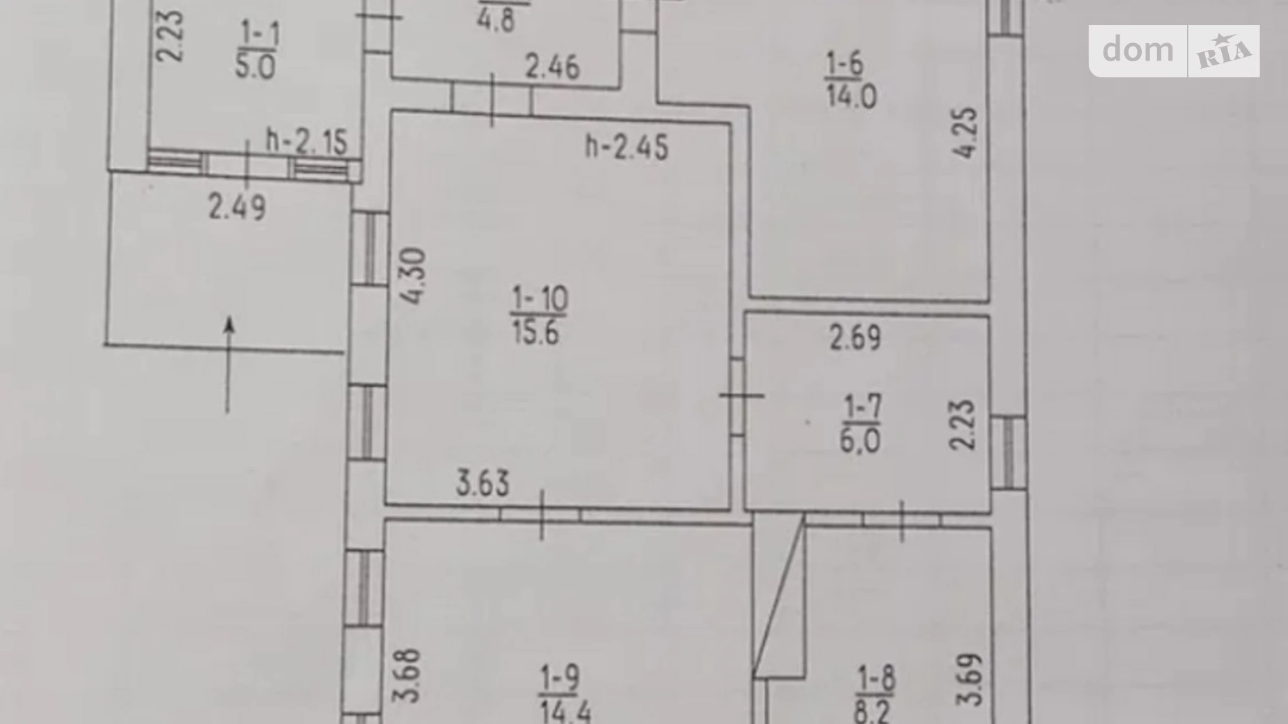 Продается одноэтажный дом 93 кв. м с камином, цена: 43500 $ - фото 5