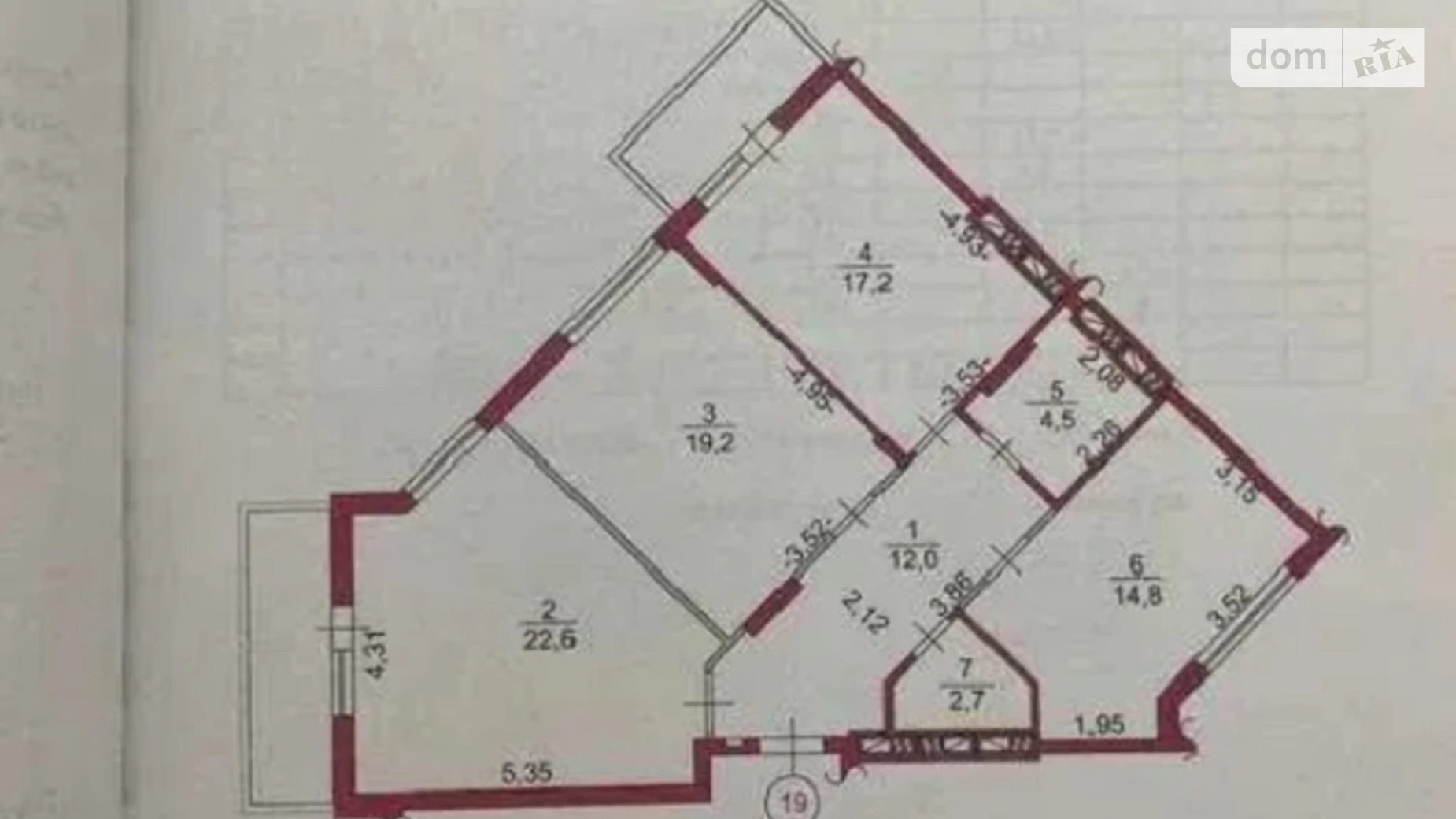 Продается 3-комнатная квартира 96 кв. м в Киеве, ул. Метрологическая, 21Б - фото 2