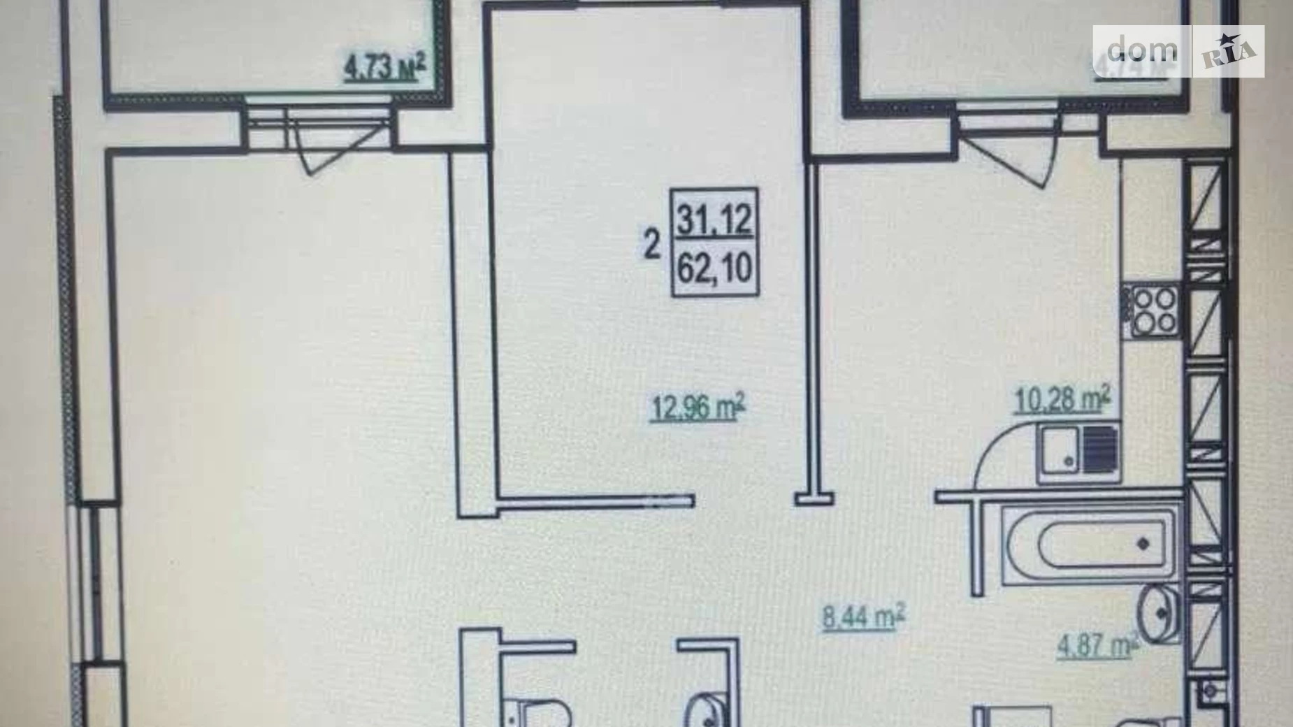 Продається 2-кімнатна квартира 62 кв. м у Харкові, вул. Полтавський Шлях - фото 2