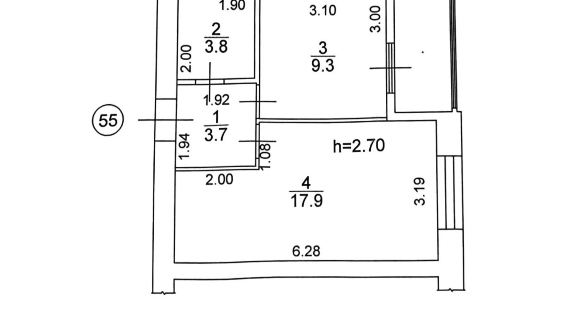 Продается 1-комнатная квартира 38.7 кв. м в Ирпене, ул. Николая Сингаевского(Новооскольская), 29 - фото 4