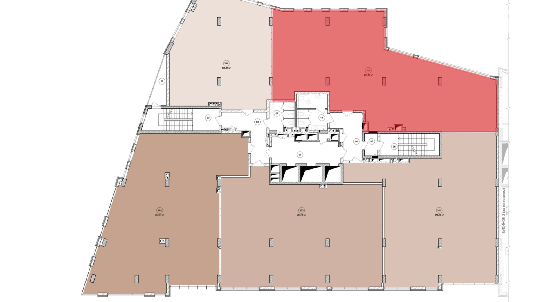 Продается офис 233.45 кв. м в бизнес-центре, цена: 466900 $ - фото 2