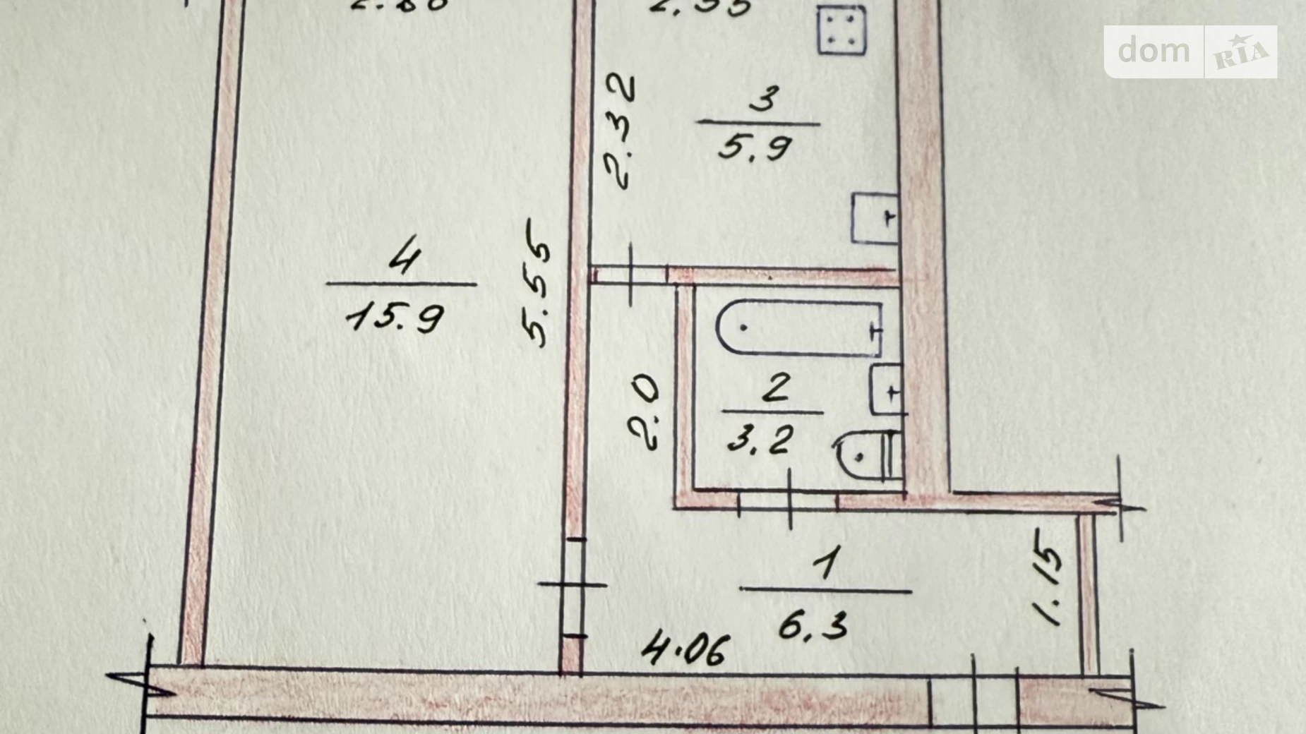 Продається 1-кімнатна квартира 32.14 кв. м у Озерному, цена: 17500 $ - фото 4
