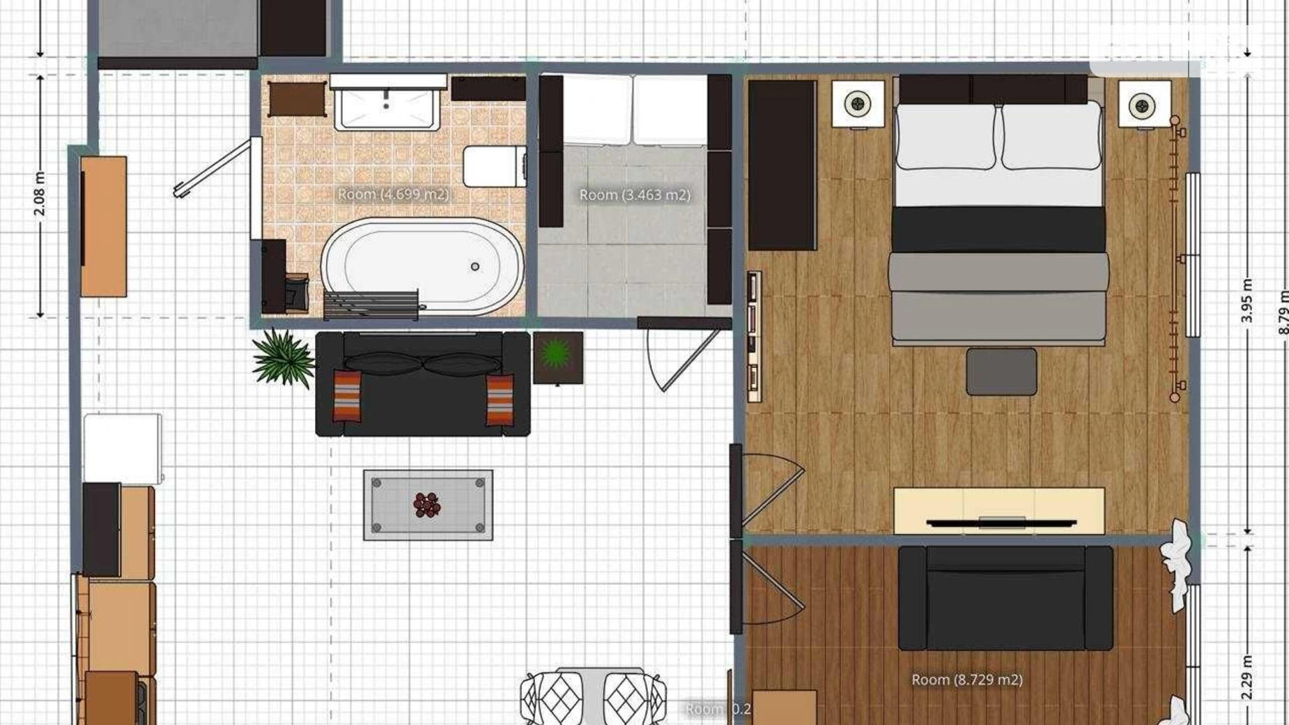 Продается 1-комнатная квартира 65.3 кв. м в, цена: 63000 $ - фото 3