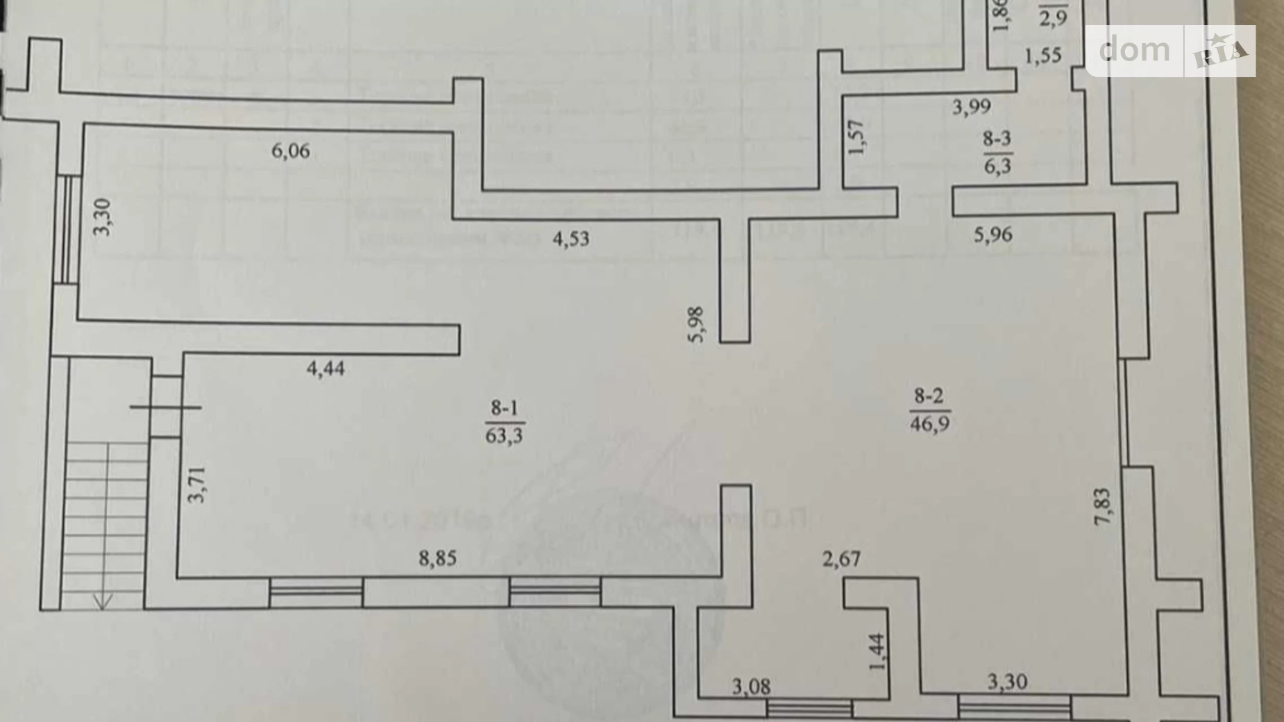 Продается помещения свободного назначения 119.4 кв. м в 4-этажном здании, цена: 39700 $ - фото 2