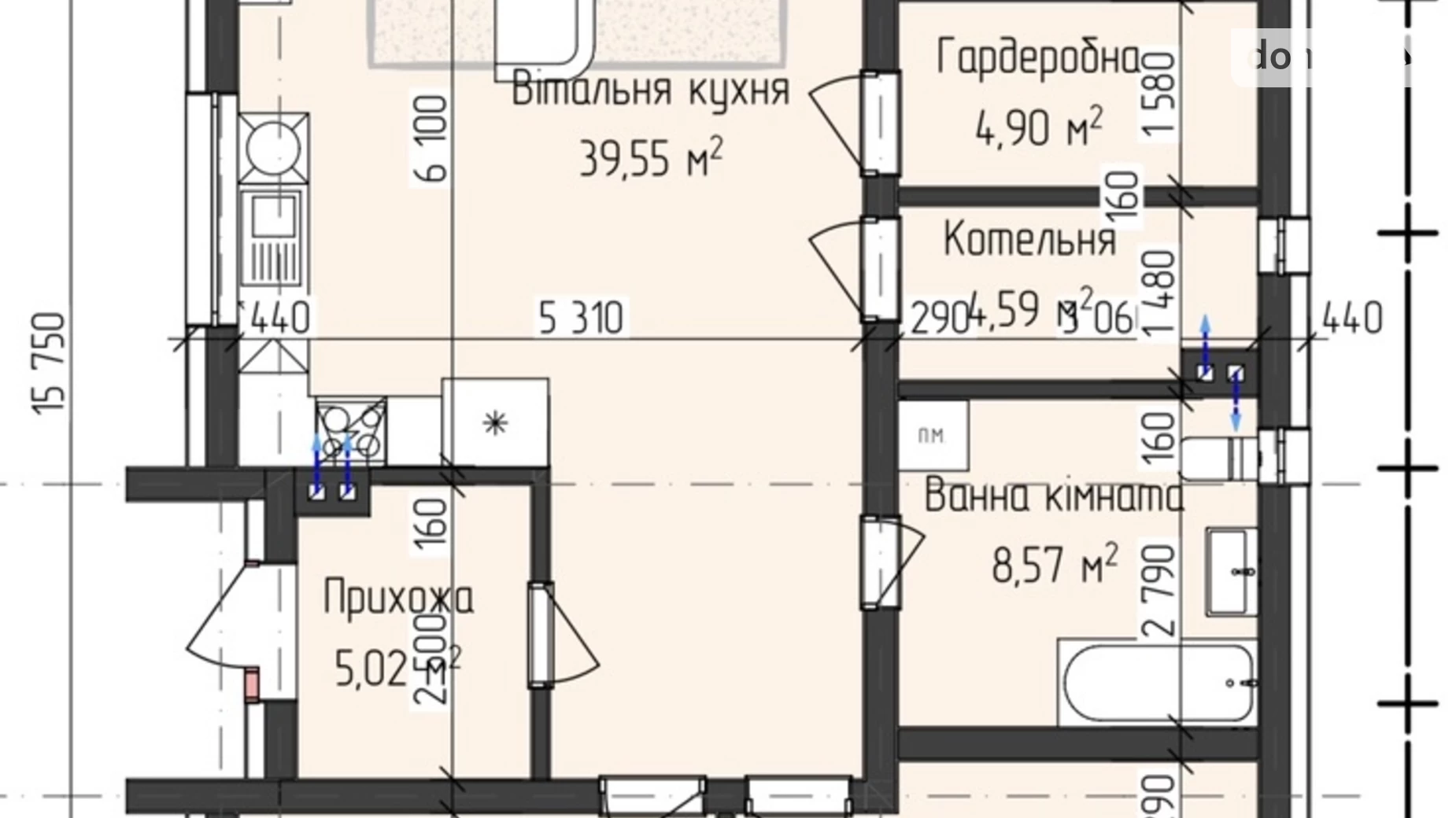 Продается одноэтажный дом 128 кв. м с беседкой, цена: 260000 $ - фото 3