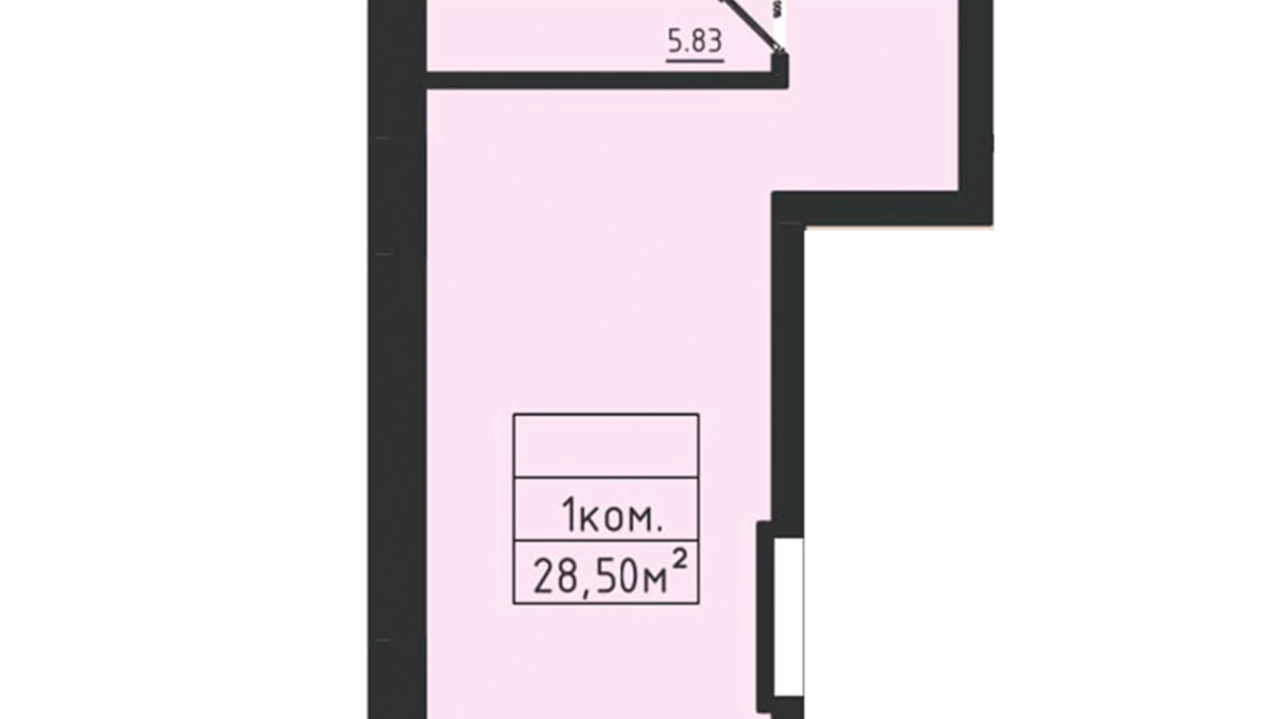 Продається 1-кімнатна квартира 28.5 кв. м у Одесі, цена: 29900 $ - фото 3