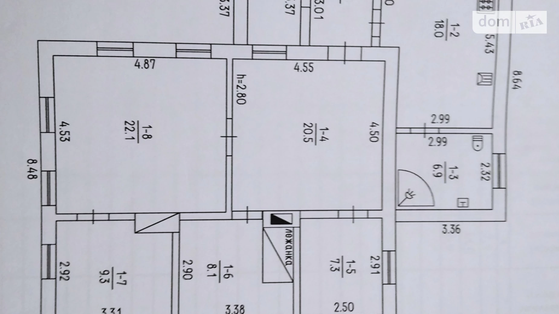 Продається одноповерховий будинок 97.8 кв. м з каміном, цена: 68500 $ - фото 2