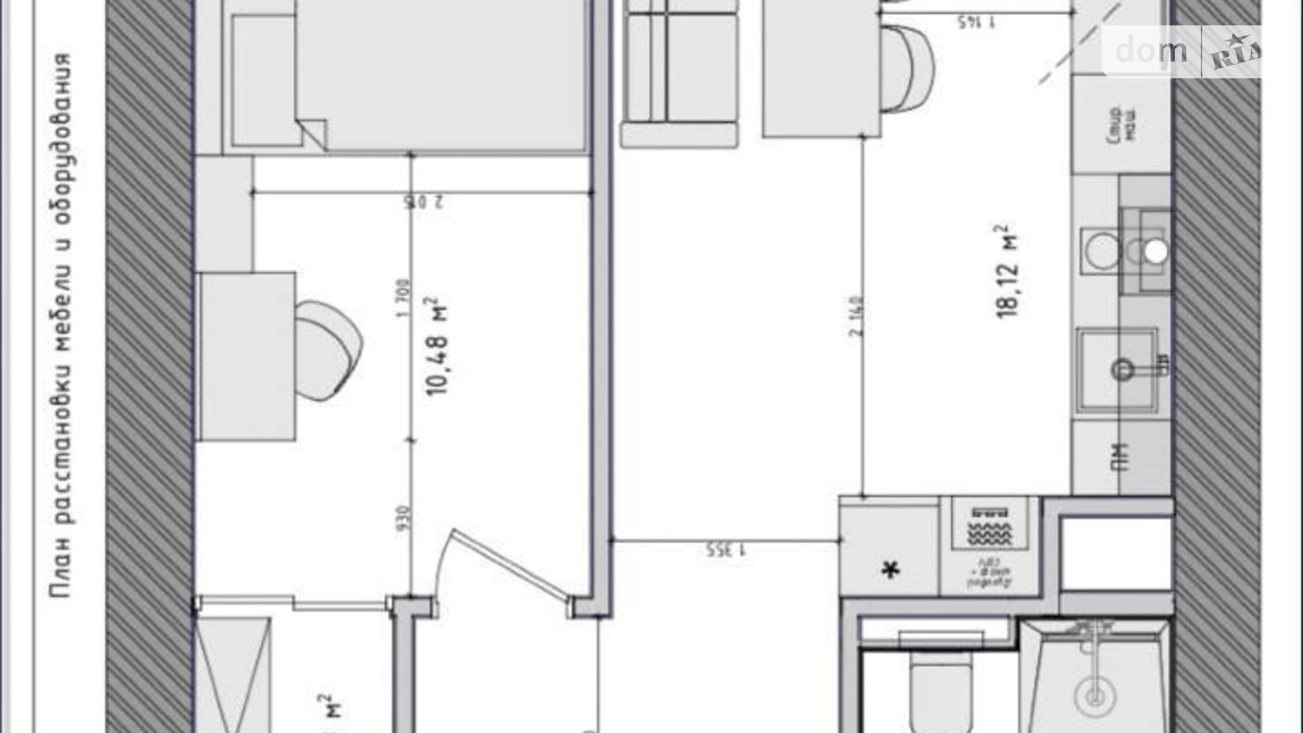 Продается 1-комнатная квартира 39 кв. м в Одессе, ул. Дачная - фото 2