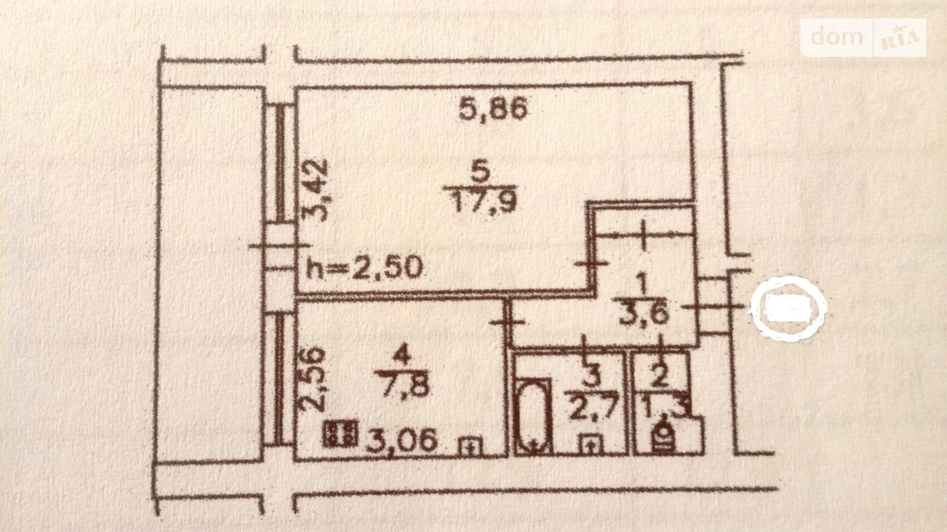 Продается 1-комнатная квартира 37.3 кв. м в Киеве, ул. Николая Кравченко - фото 3