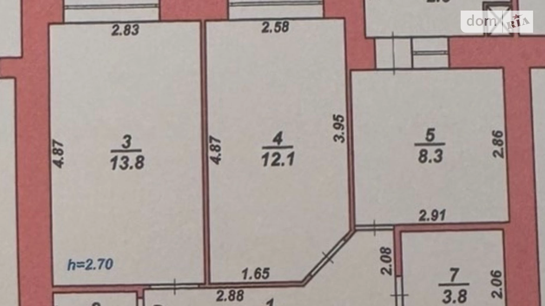 Продается 2-комнатная квартира 48.6 кв. м в Хмельницком, цена: 42000 $ - фото 4