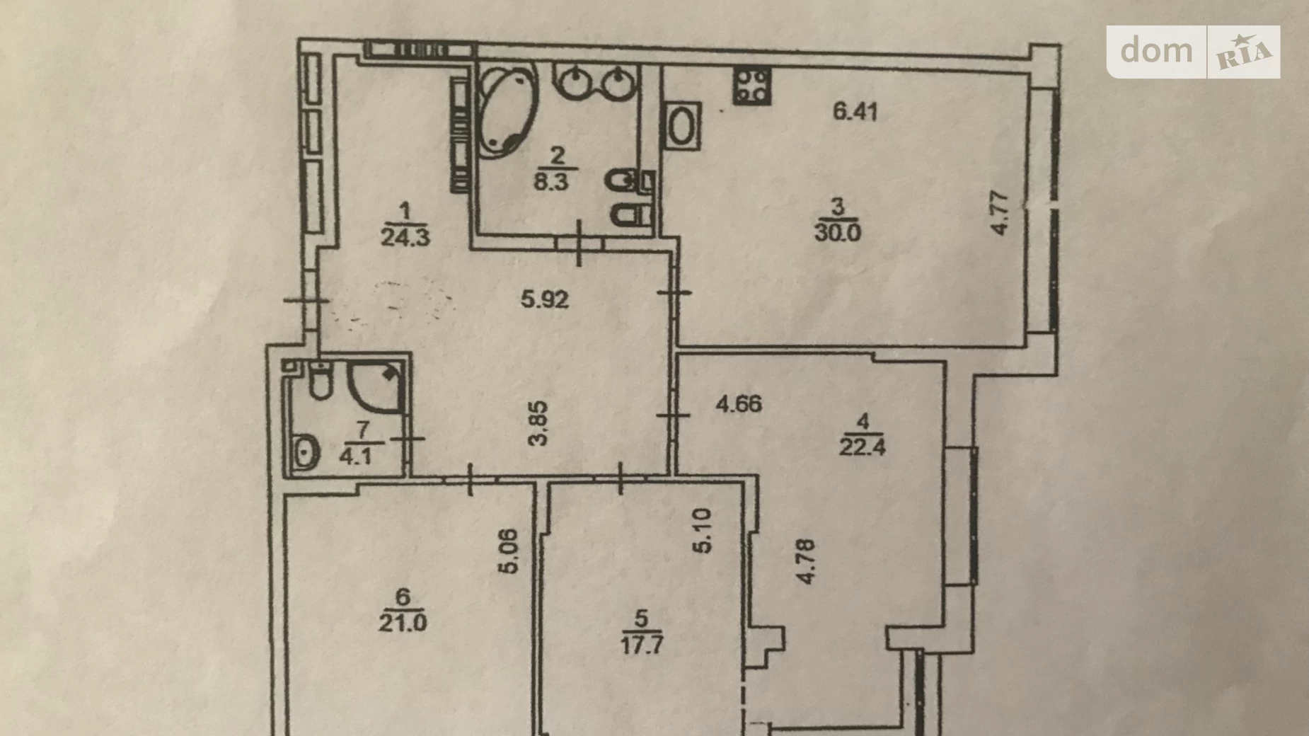 Продается 3-комнатная квартира 127.8 кв. м в Киеве, ул. Трускавецкая, 2А - фото 3