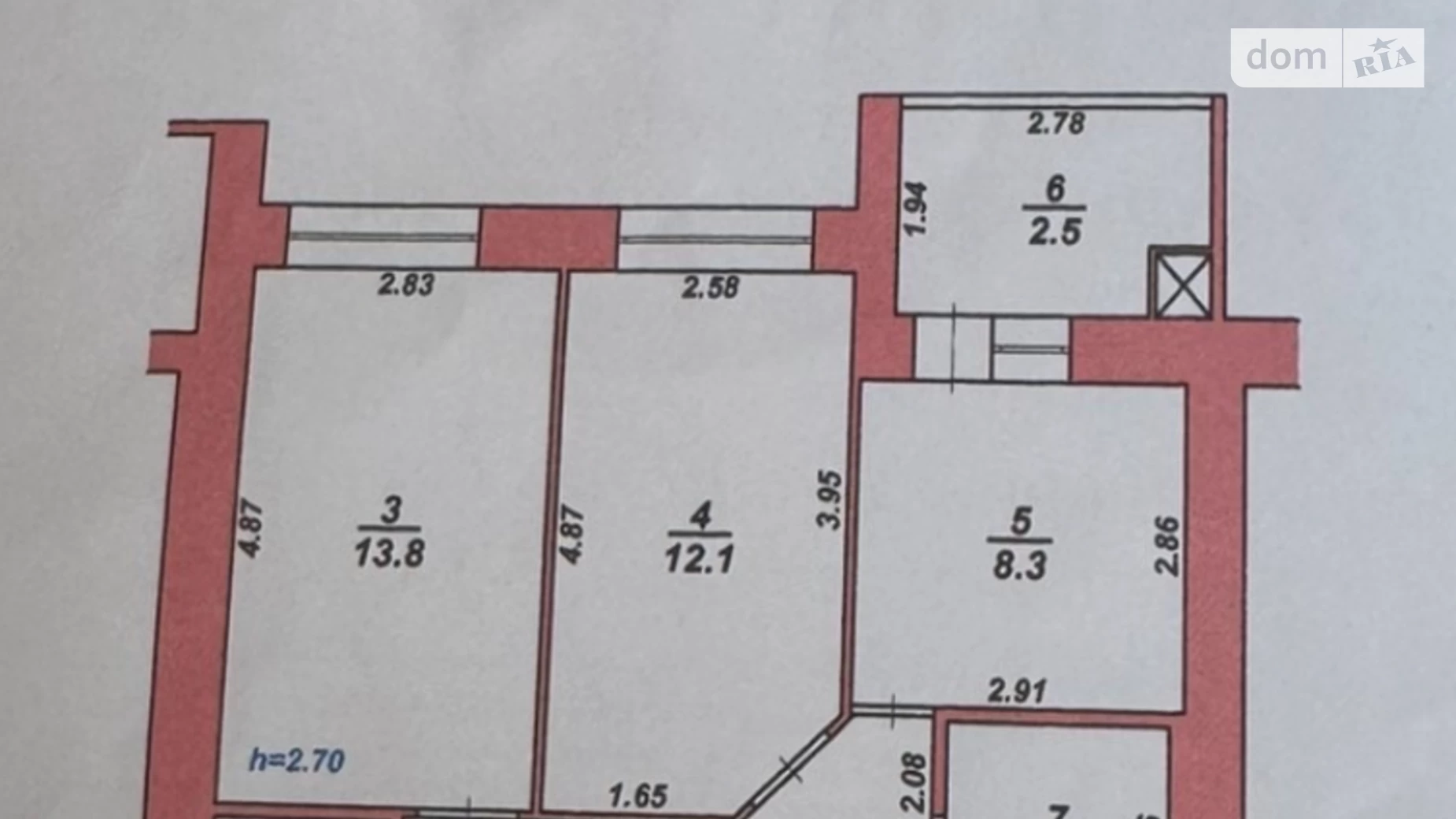 Продается 2-комнатная квартира 48.6 кв. м в Хмельницком, цена: 41000 $ - фото 2