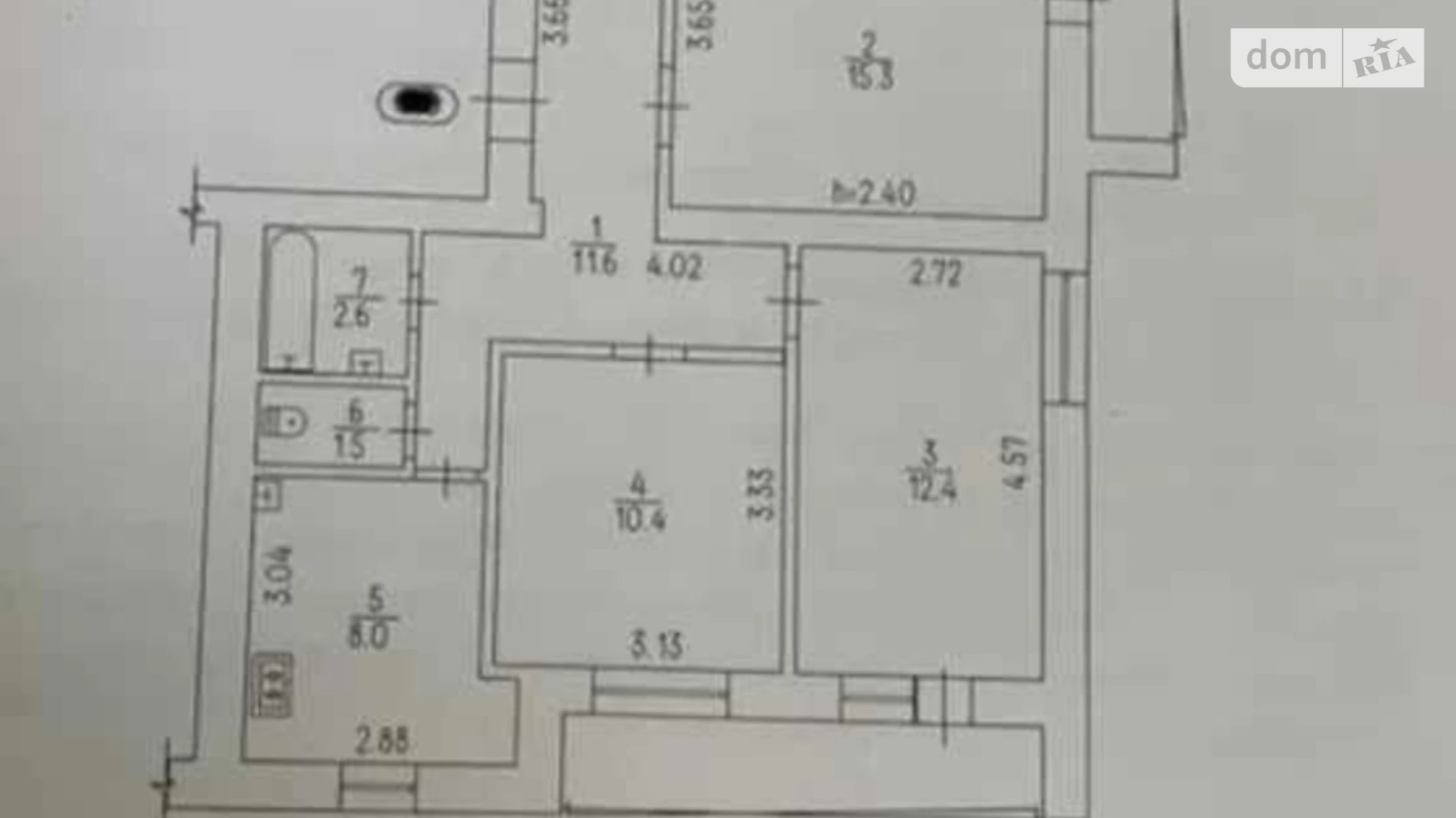 Продается 3-комнатная квартира 66 кв. м в Черкассах, цена: 66500 $ - фото 2