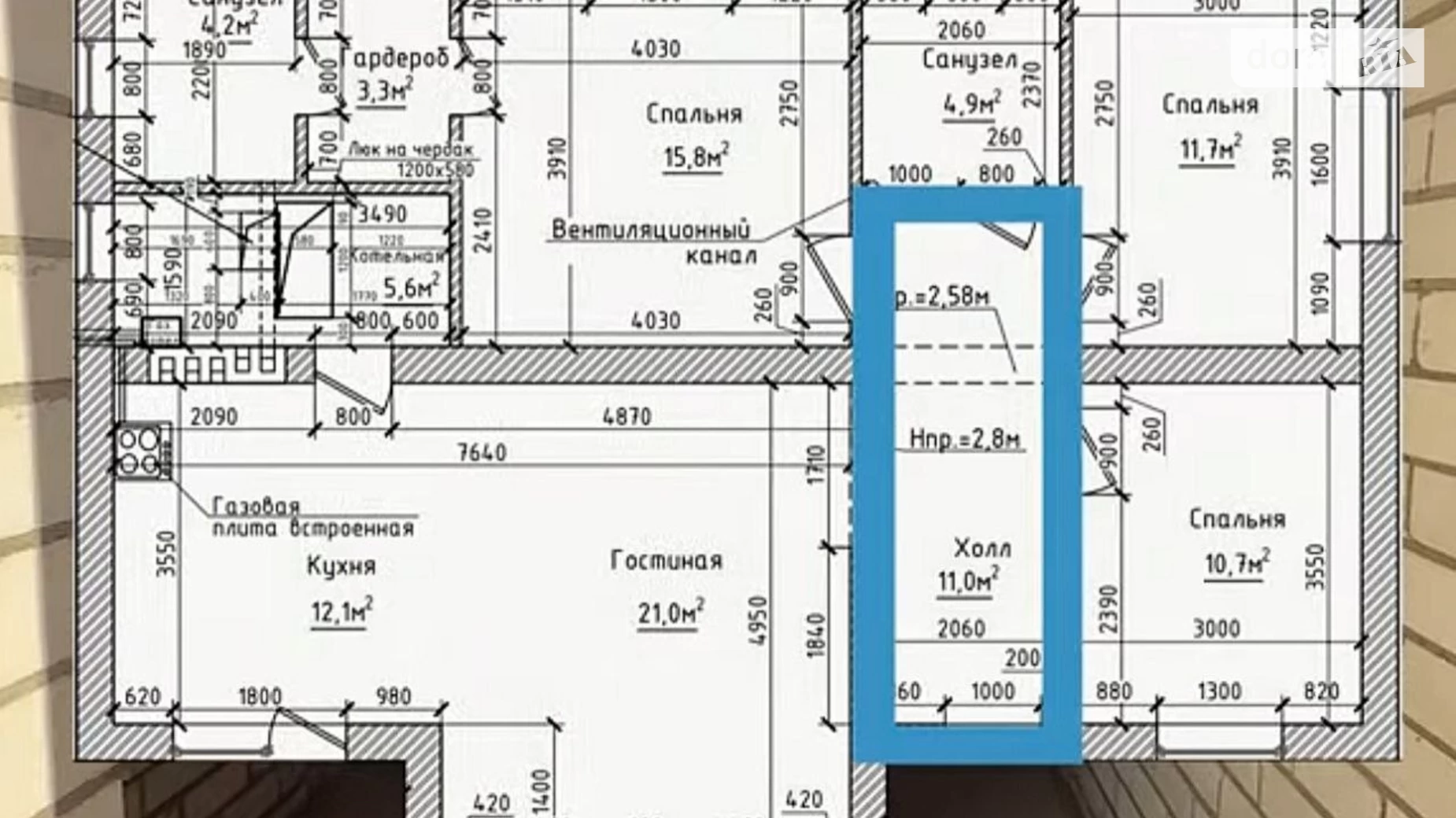 Продается одноэтажный дом 110 кв. м с бассейном, цена: 79000 $ - фото 2