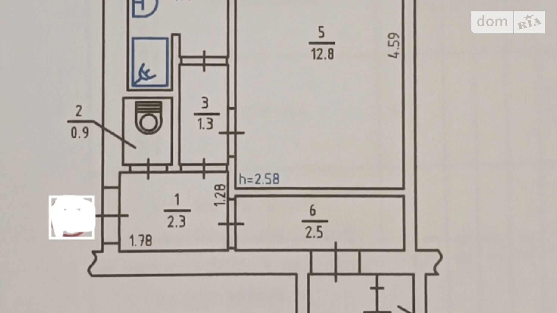 Продается 2-комнатная квартира 36.6 кв. м в Киеве, ул. Григория Сковороды, 3 - фото 3