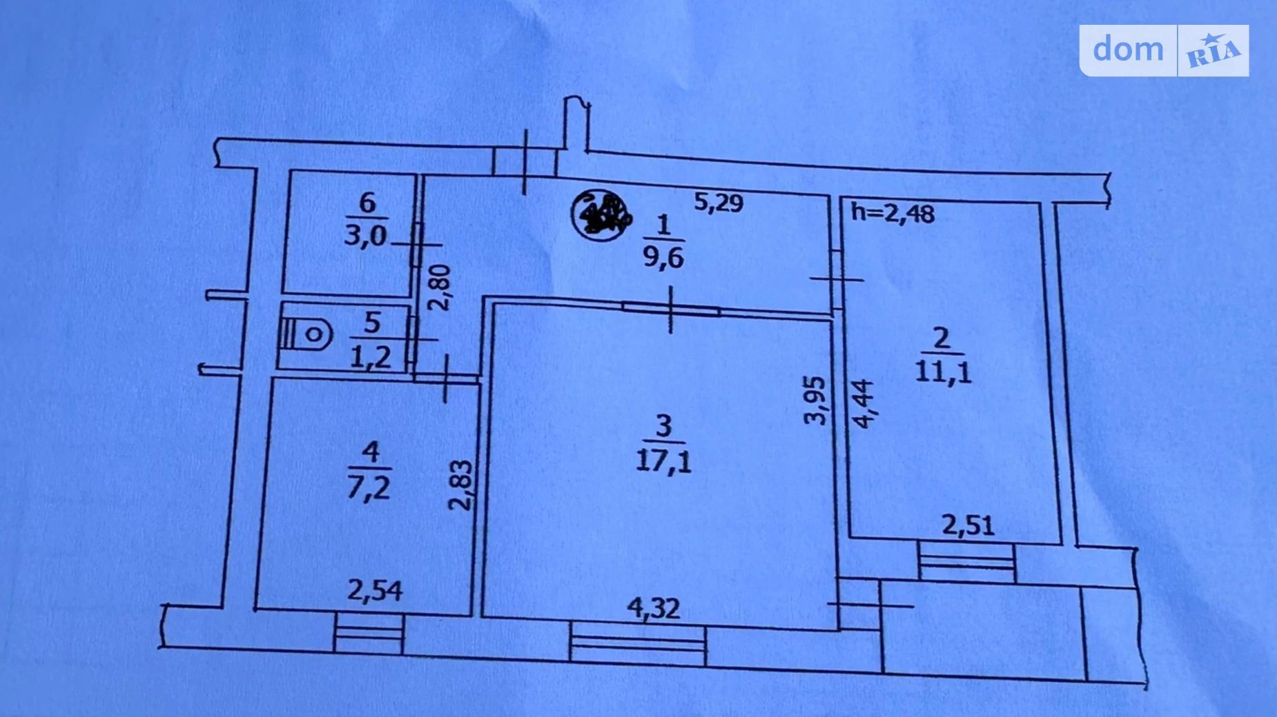 Продается 2-комнатная квартира 56 кв. м в Борисполе, цена: 46000 $ - фото 2