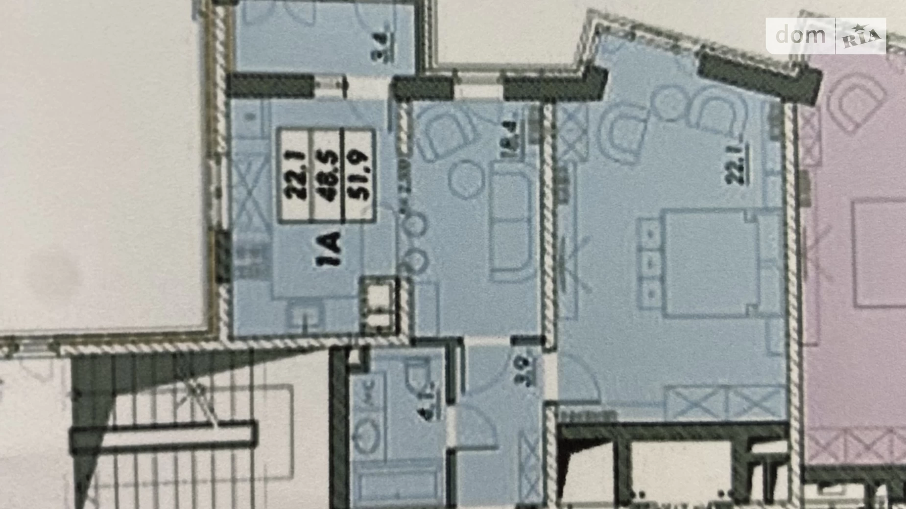 Продается 2-комнатная квартира 52 кв. м в Одессе, ул. Прохоровская, 40 - фото 2
