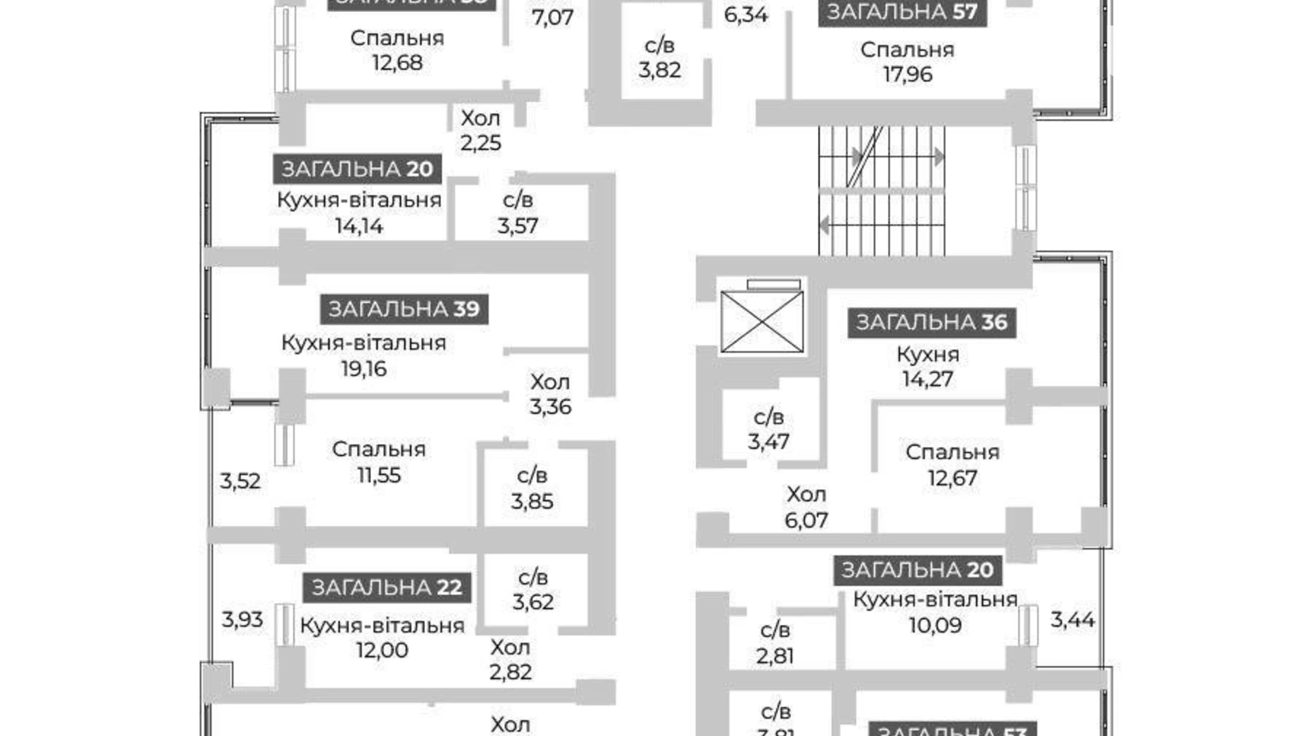Продається 2-кімнатна квартира 52.98 кв. м у Гостомелі, вул. Соборна - фото 4
